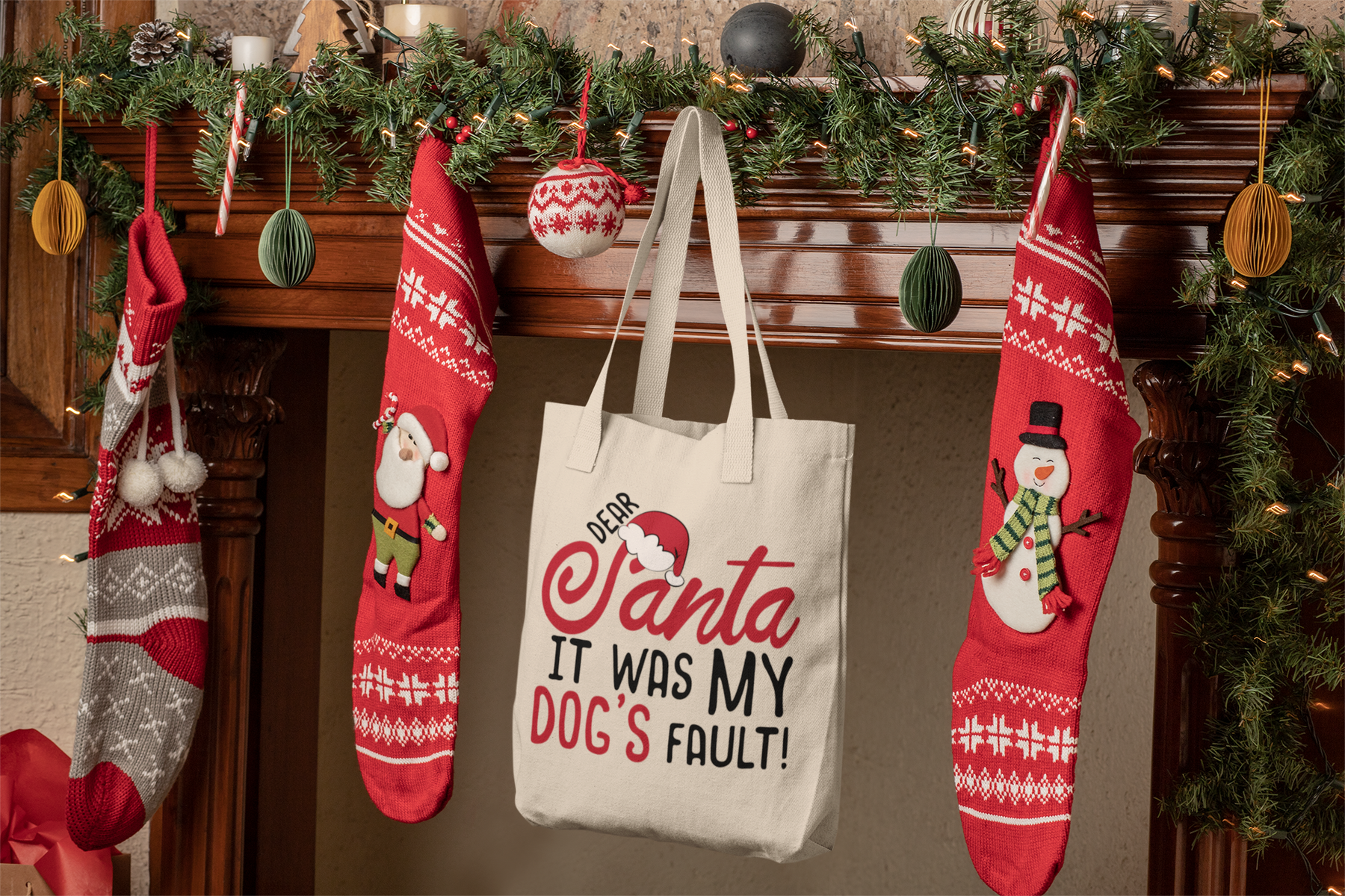 🎅🐾 “Funny Christmas Pet Lover Design” DTF Transfer FT567