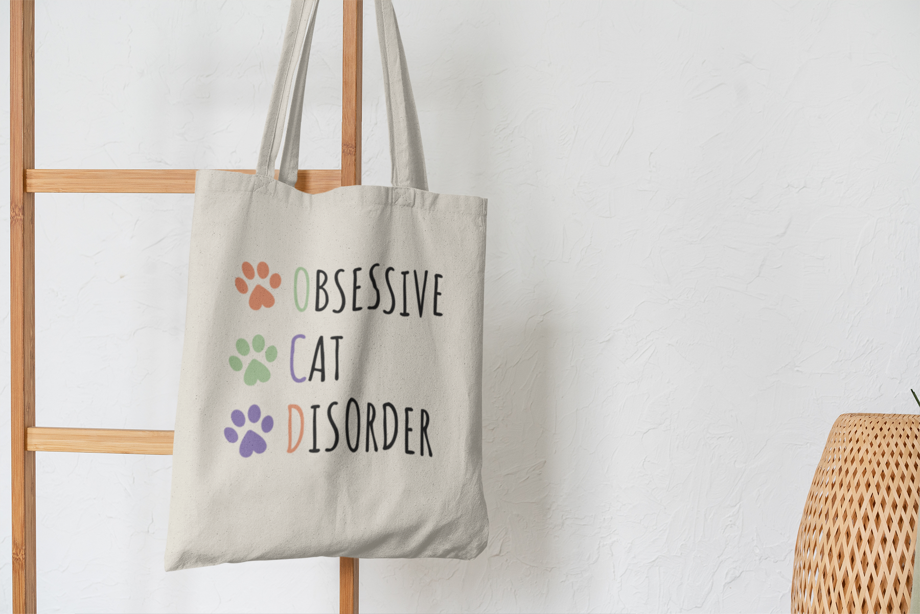 🐾 O·C·D – Obsessive Cat Disorder (Minimal Edition) | DTF Transfer FT648