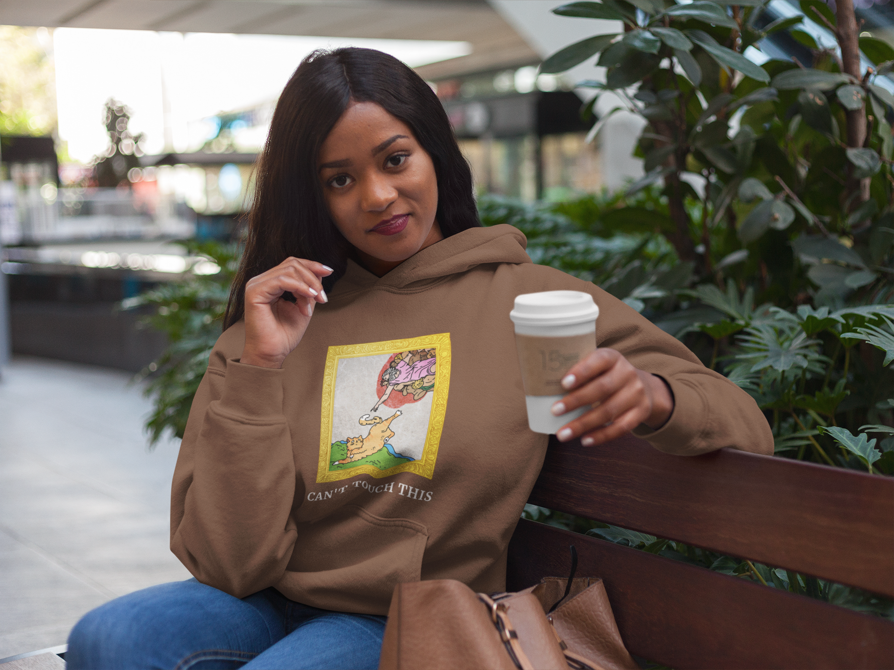 🐱 “Can’t Touch This” Cat Art Parody Design DTF Transfer FT427