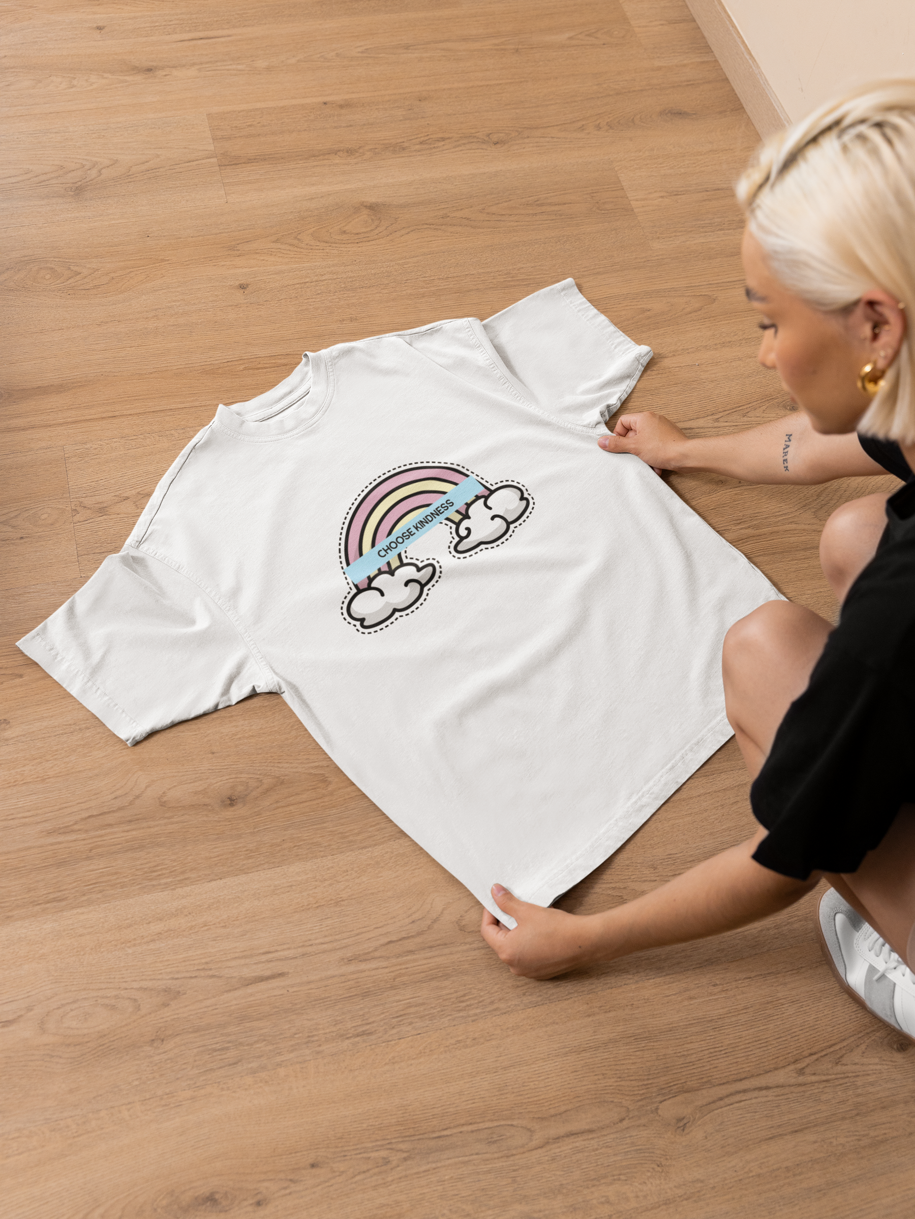 🤍🌈 CHOOSE KINDNESS | Soft Message DTF Transfer FT845