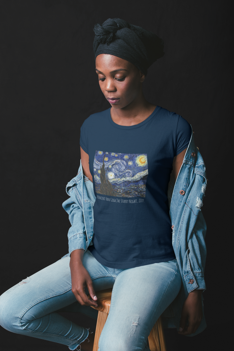 🌌✨ “The Starry Night” DTF Transfer FT514