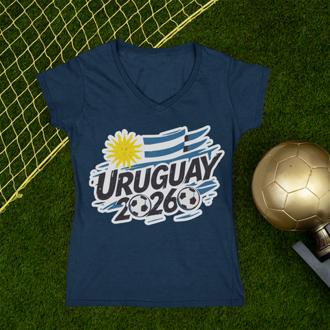 ⚽🇺🇾 Uruguay 2026 – Soccer-Inspired Graphic Design DTF Transfer FT1204