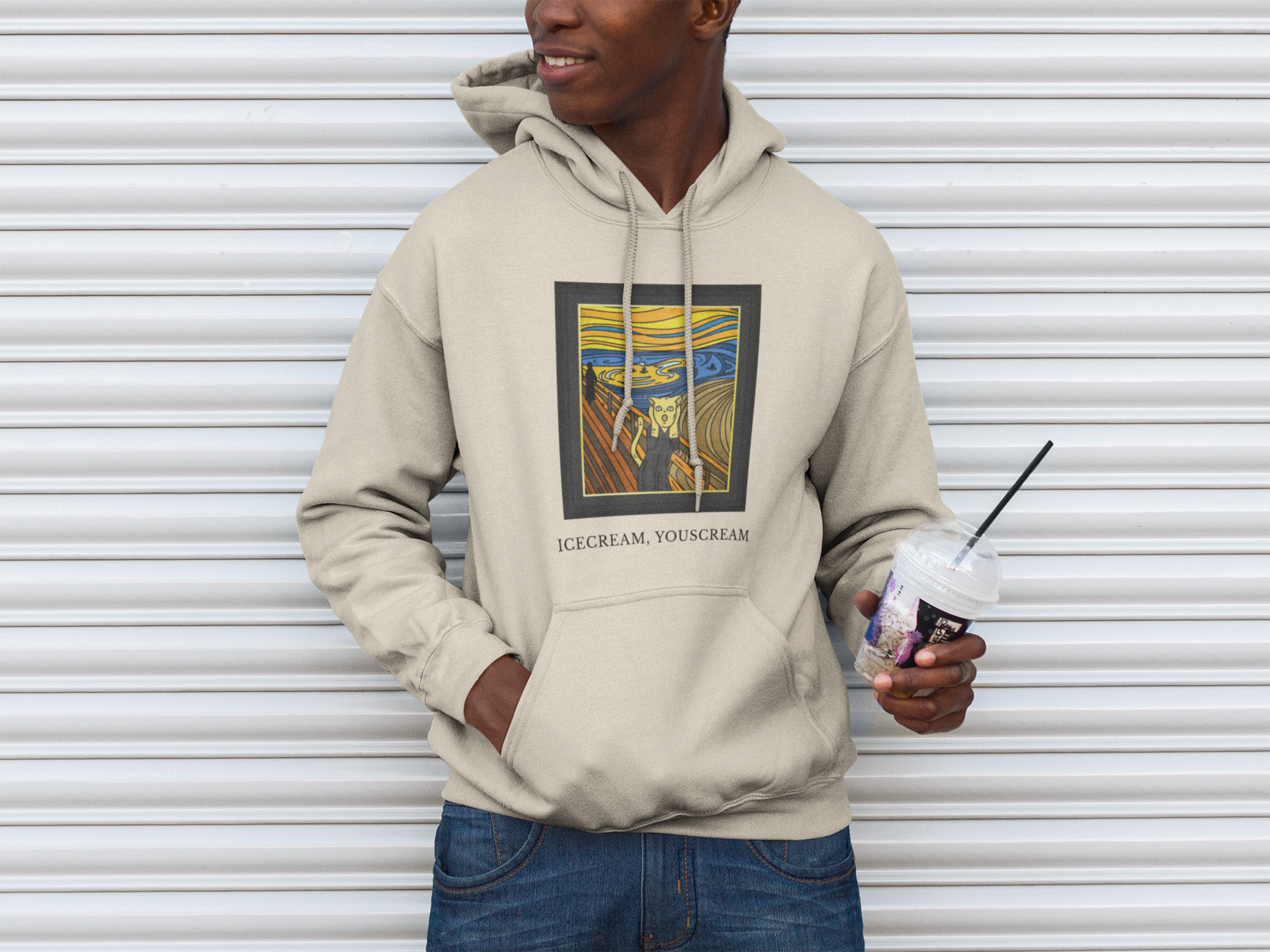 🎨 Screaming Cat Design DTF Transfer FT426 – Falcon Transfers