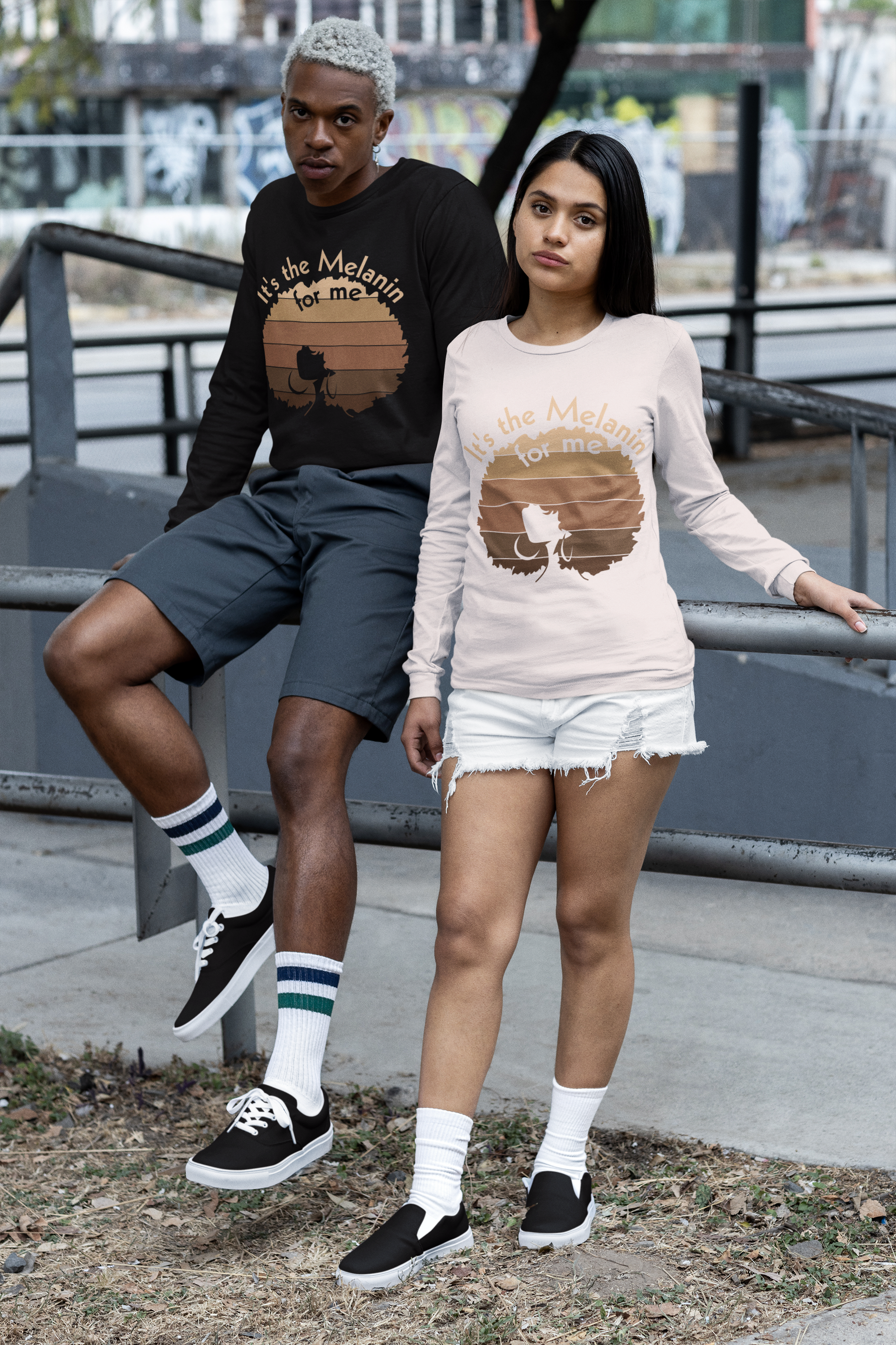 🖤 It’s the Melanin for Me | Minimal Silhouette DTF Transfer FT732