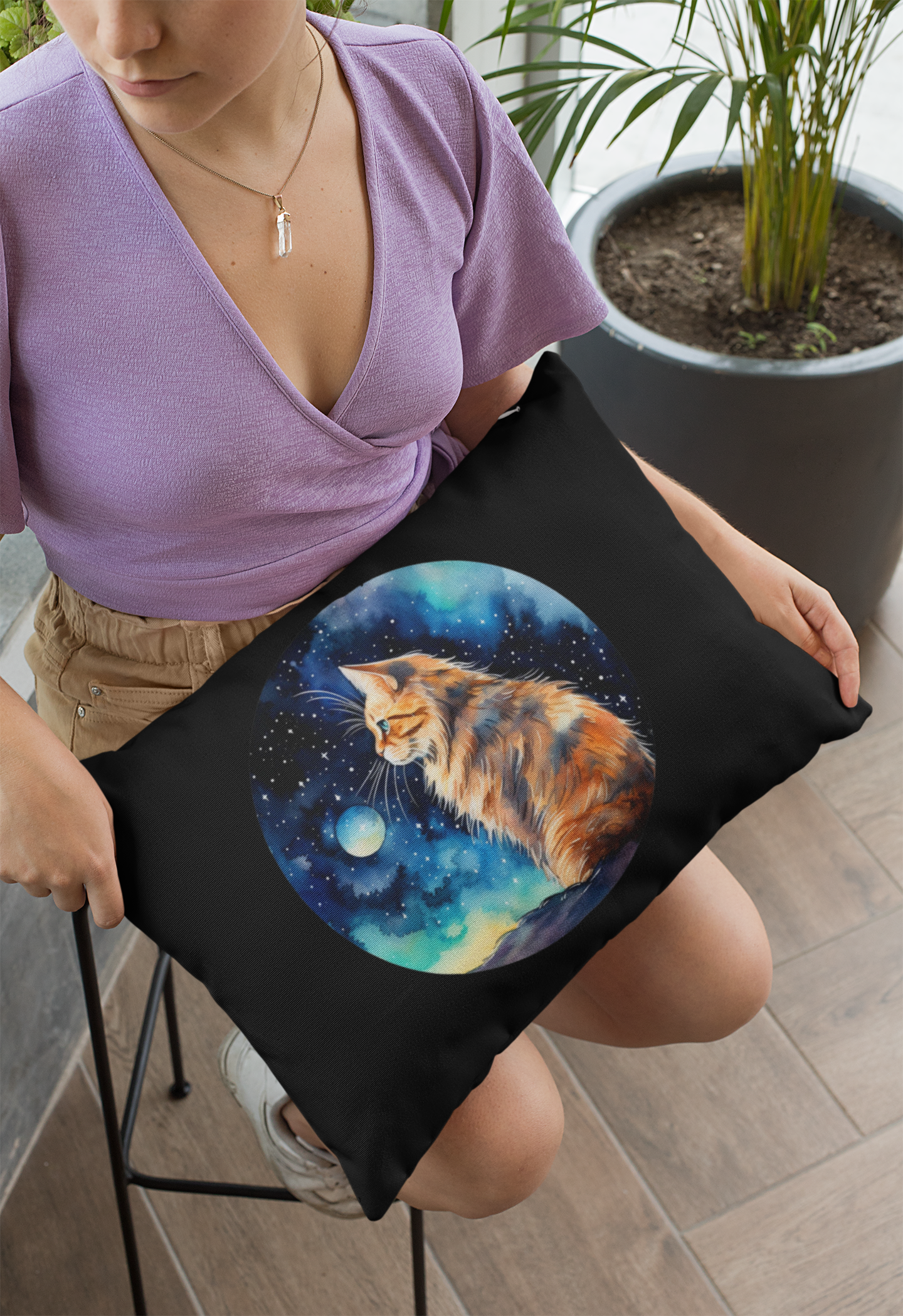 🌙🐈 The Immortal Cat of the Night Design DTF Transfer FT234