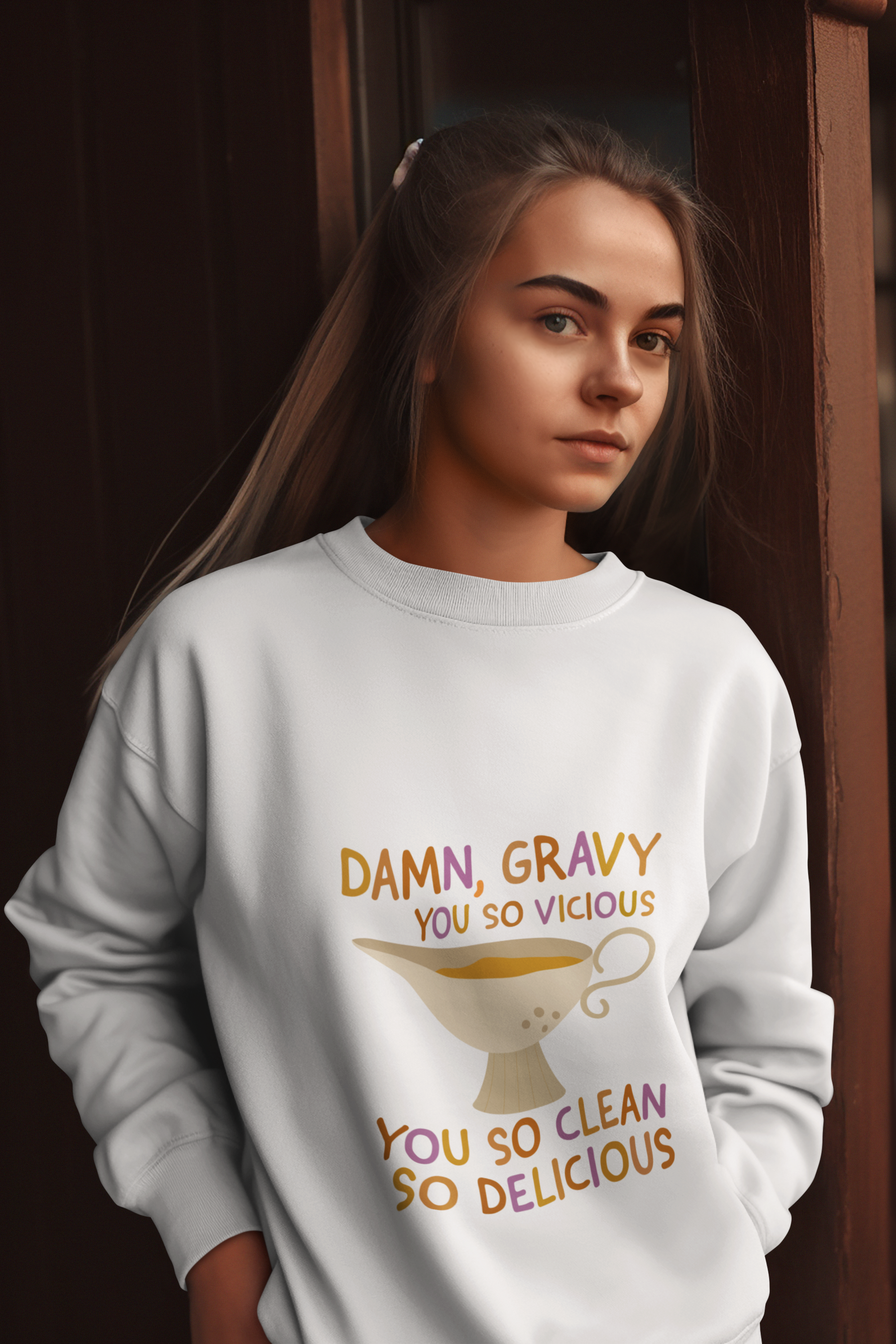 🥣 Damn, Gravy You So Vicious DTF Transfer FT542