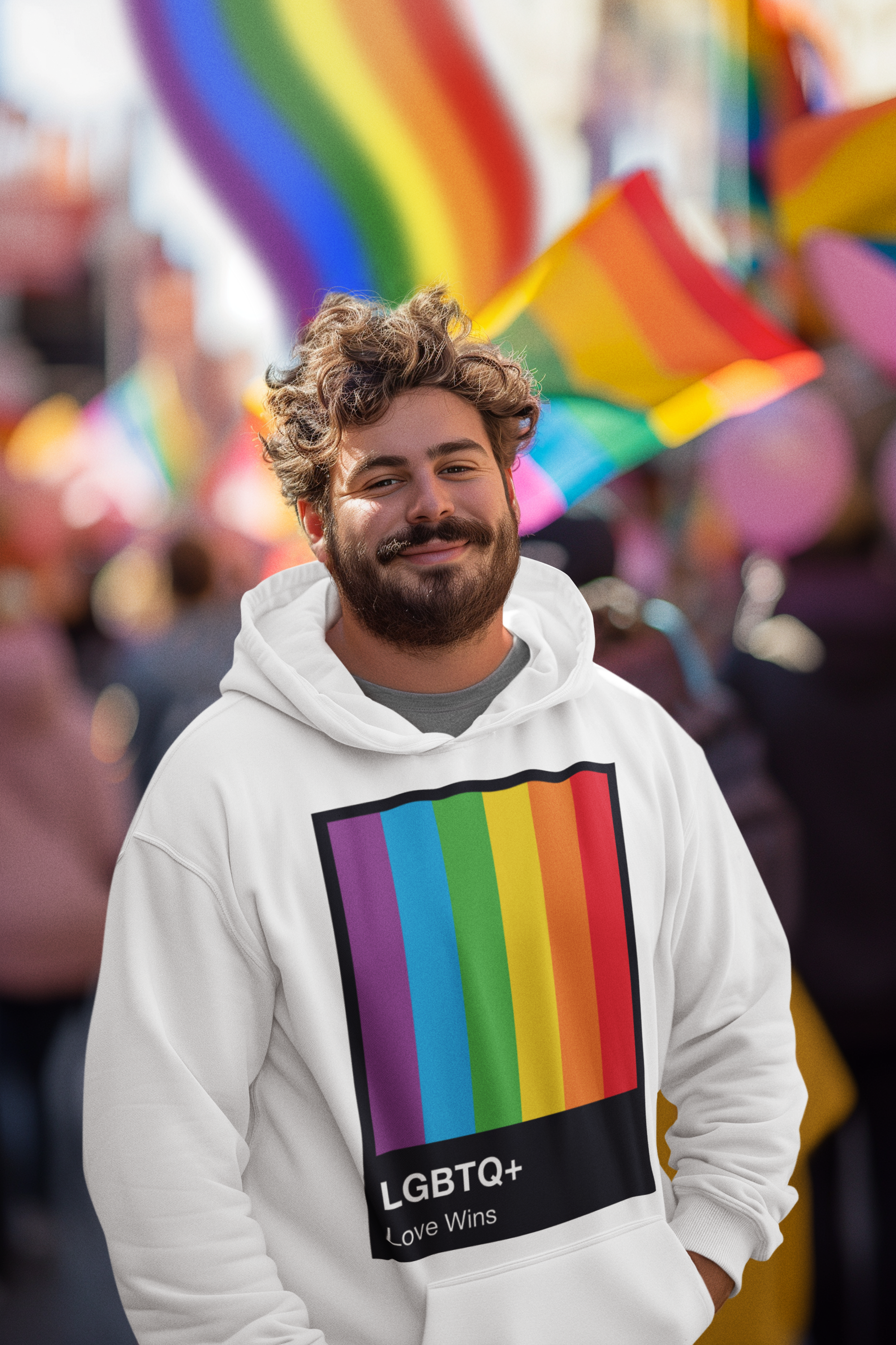 🌈 LGBTQ+ Love Wins Design DTF Transfer FT338 – Falcon Transfers