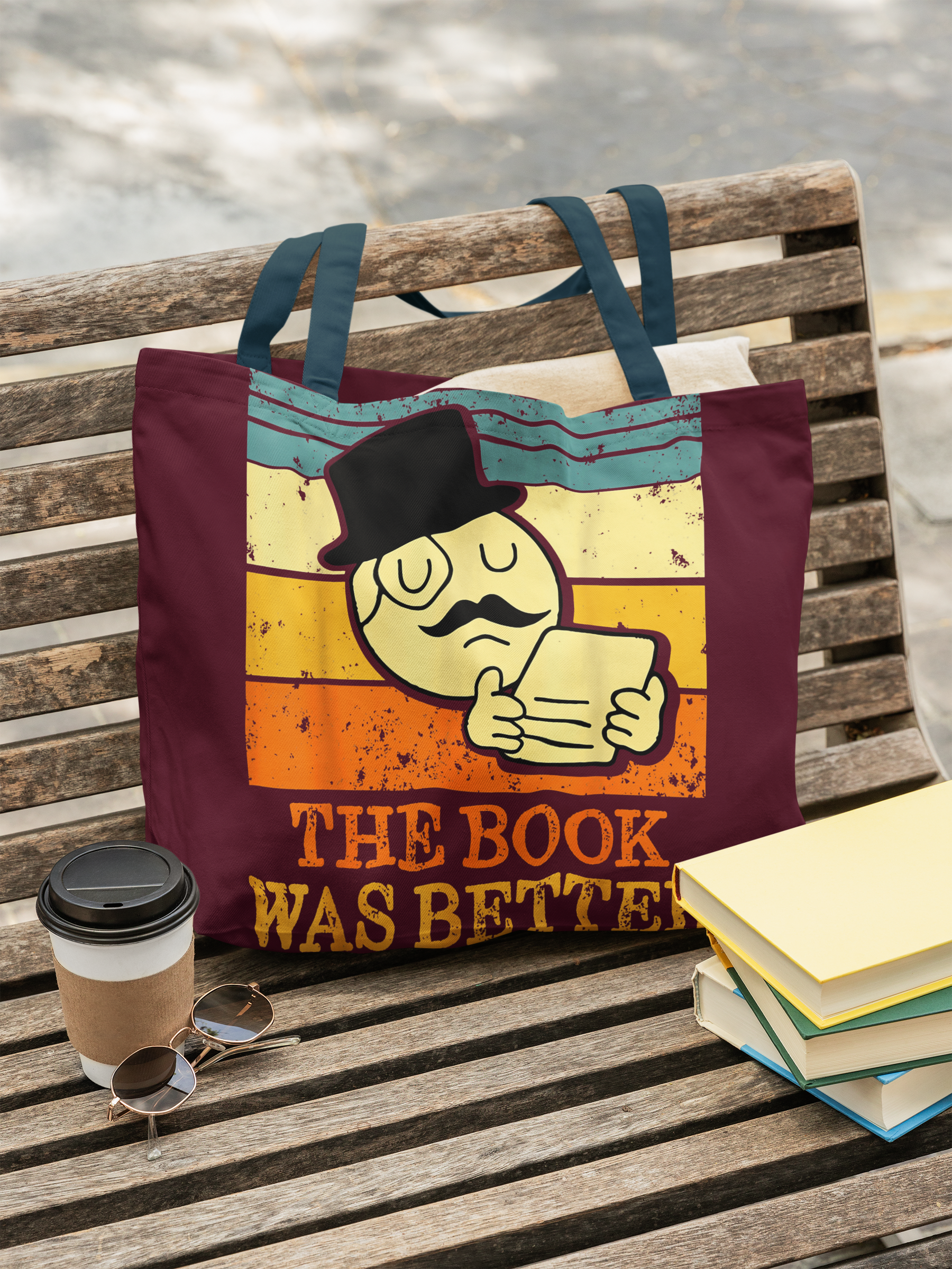 📚😌 The Book Was Better | Vintage Book Lover DTF Transfer FT744