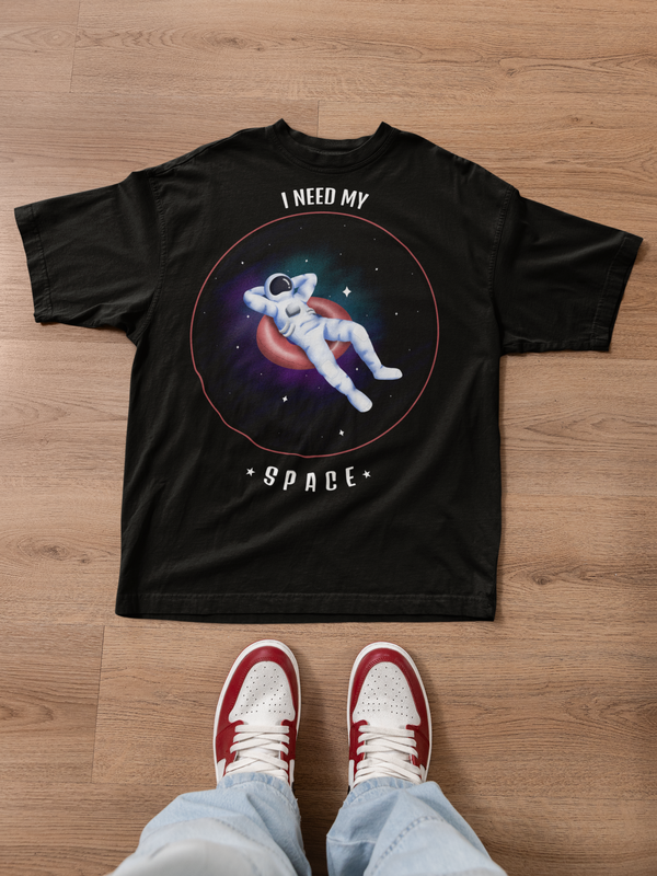 🌌 I Need My Space – Astronaut Chill DTF Transfer FT830