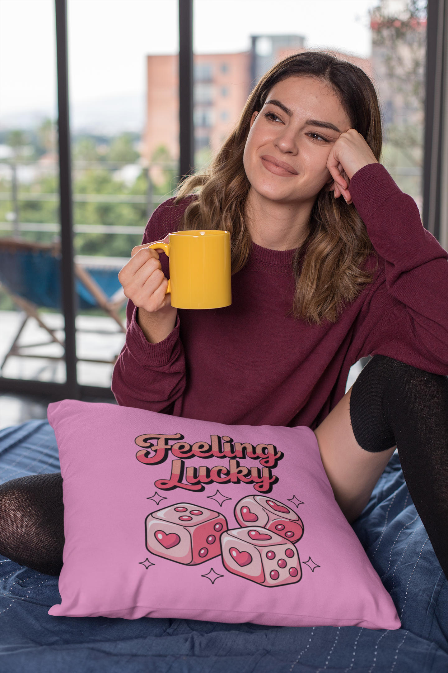 🎲💖 FEELING LUCKY – Valentine’s Day | DTF Transfer FT1097