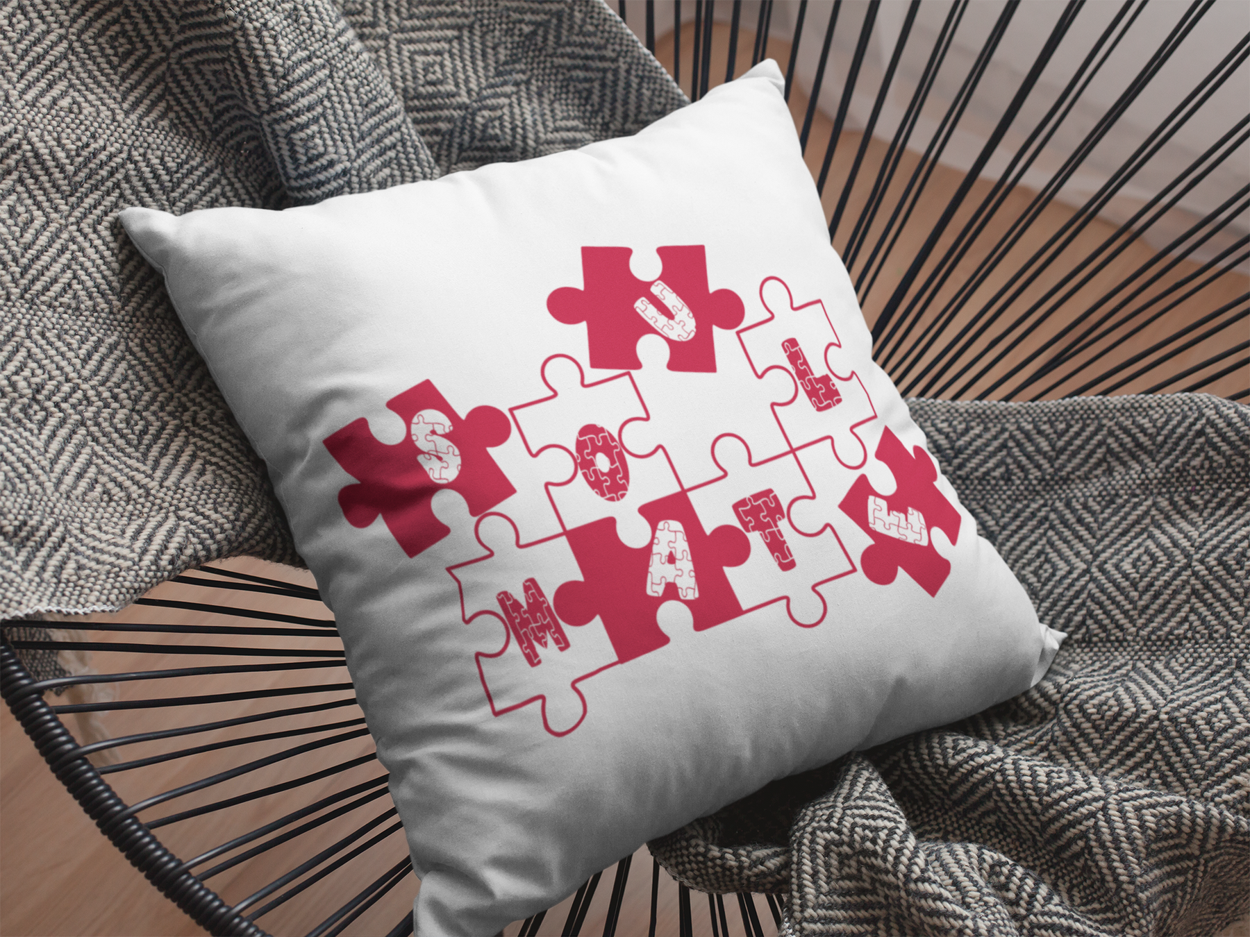 🧩💘 SOUL MATE – Valentine’s Day Puzzle Love | DTF Transfer FT1132