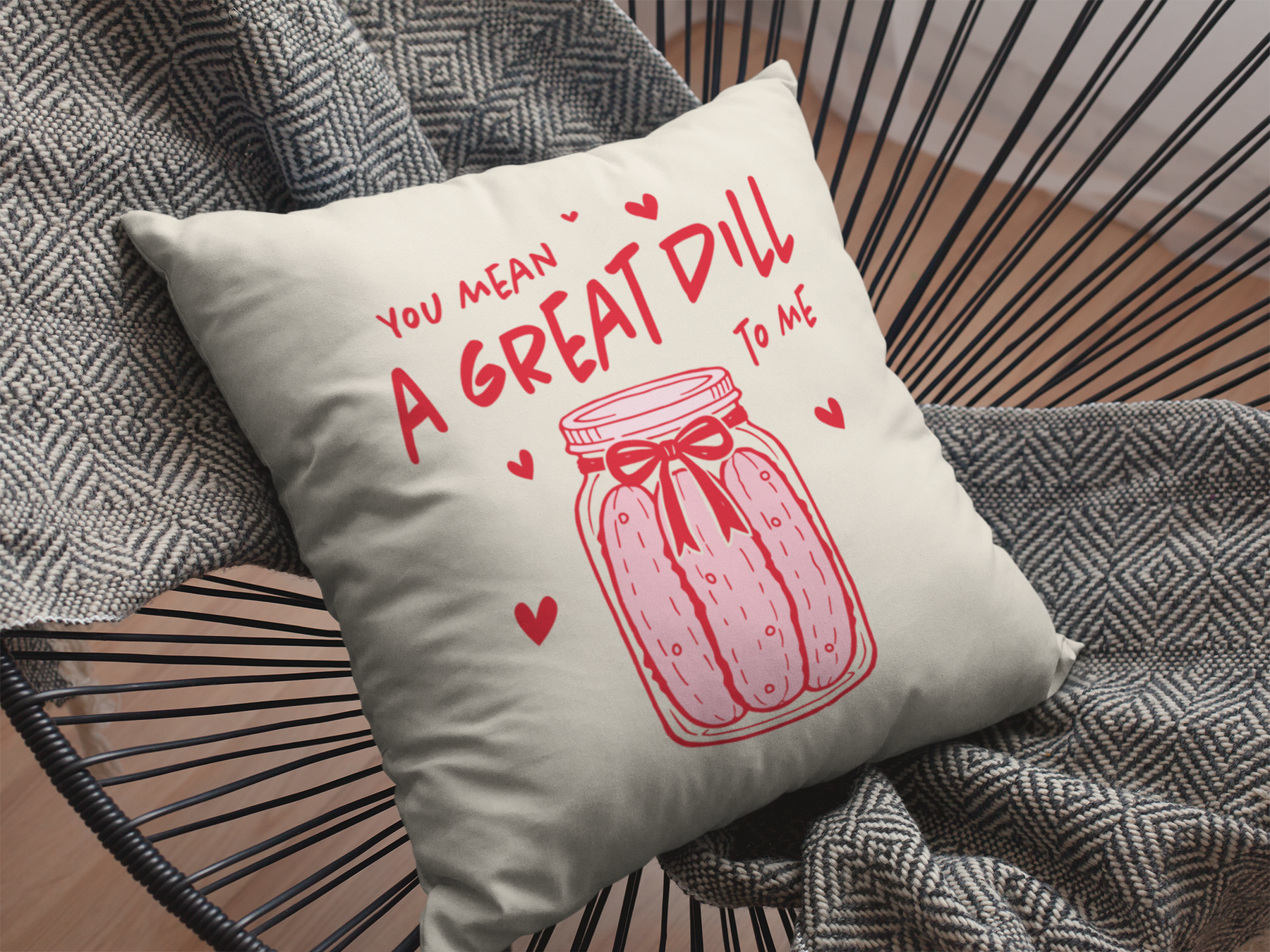 🥒💘 You Mean a Great Dill to Me – Valentine’s Day Cute Pun Love | DTF Transfer FT1140