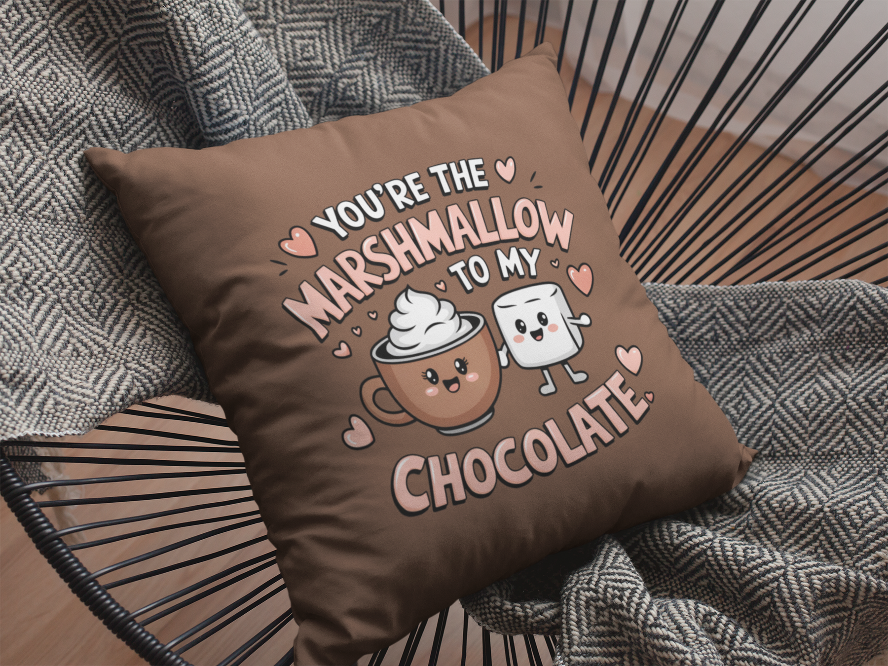 ☕🍫 You're The Marshmallow To My Chocolate | DTF Transfer FT1083