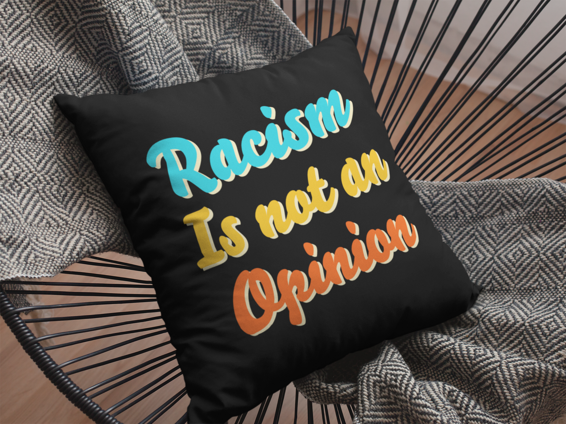 🌈 “Racism Is Not an Opinion” DTF Transfer FT580