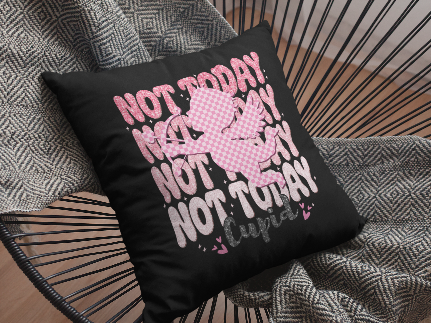 💘🏹 Not Today, Not Tomorrow, Not Ever – CUPID | DTF Transfer FT1084