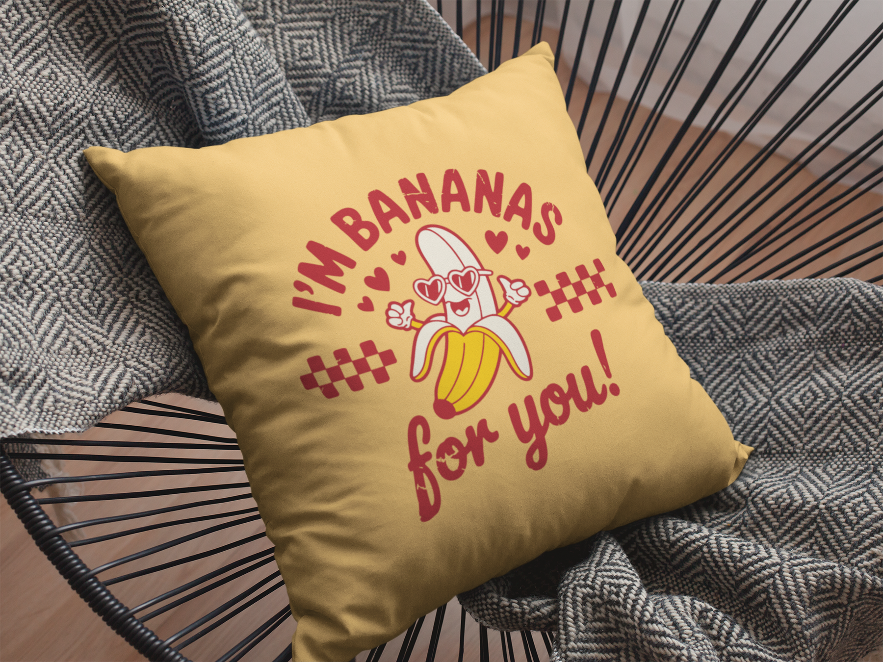 🍌❤️ I’M BANANAS FOR YOU! – Valentine’s Day | DTF Transfer FT1088