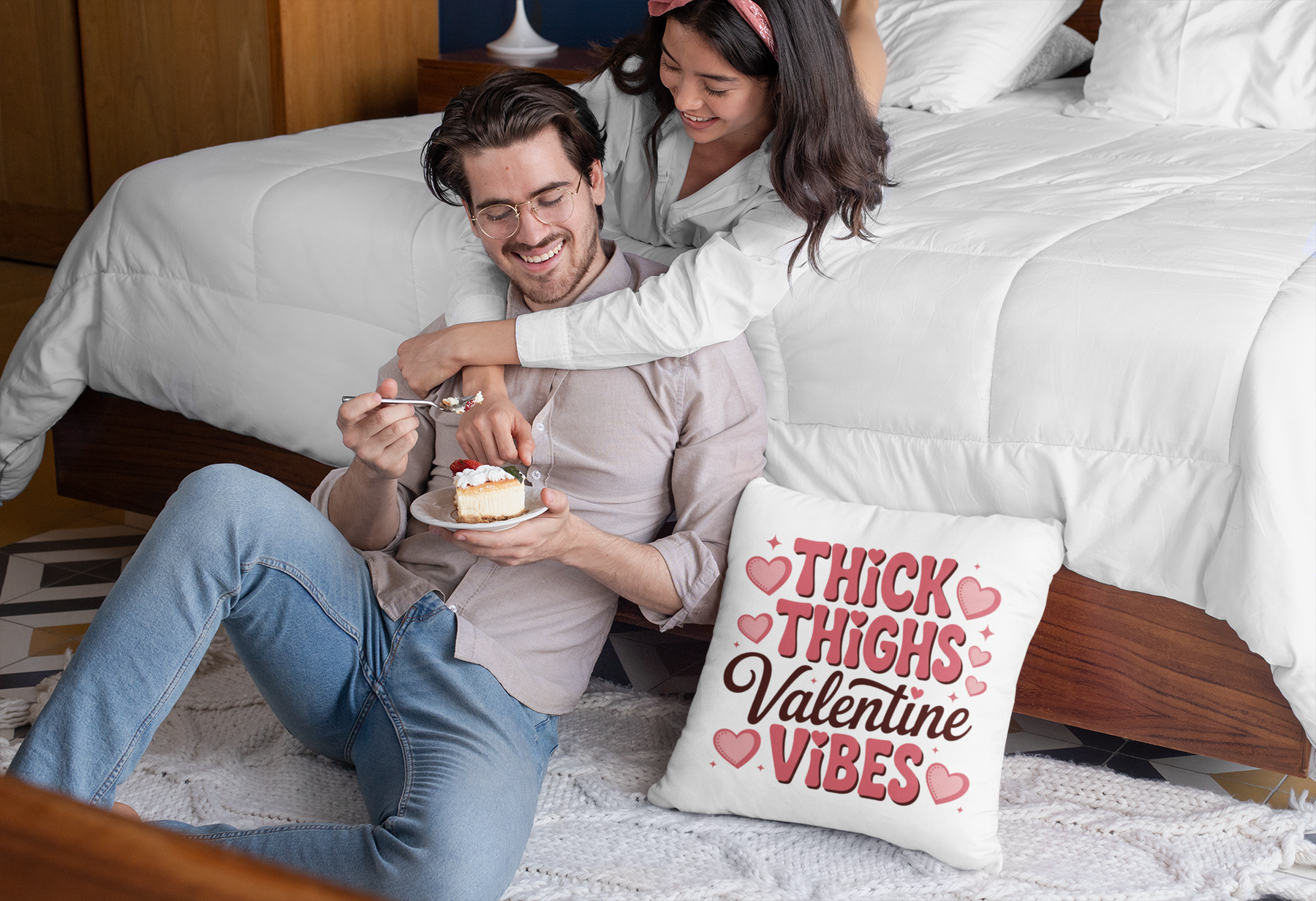 💕 Thick Thighs Valentine Vibes – Valentine’s Day | DTF Transfer FT1102