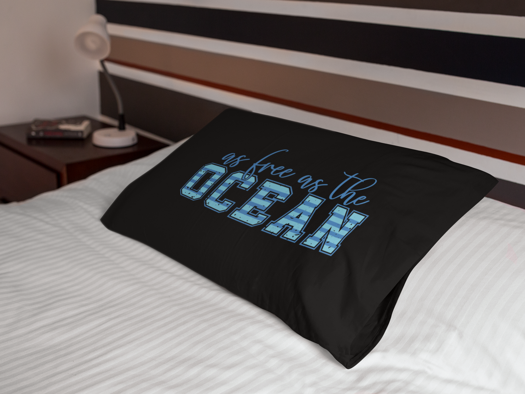 🌊🕊️ As Free As the Ocean Blue Design DTF Transfer FT267