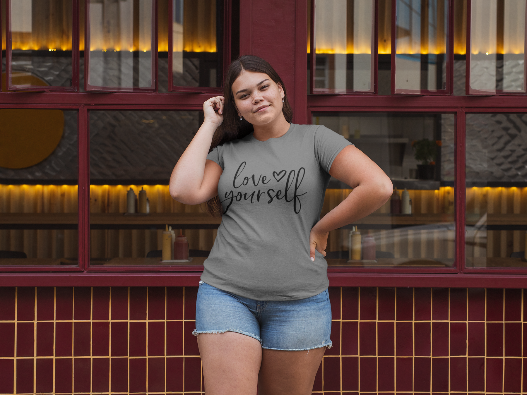 🖤 Love Yourself – Black Handwritten Script DTF Transfer FT810 – Falcon ...