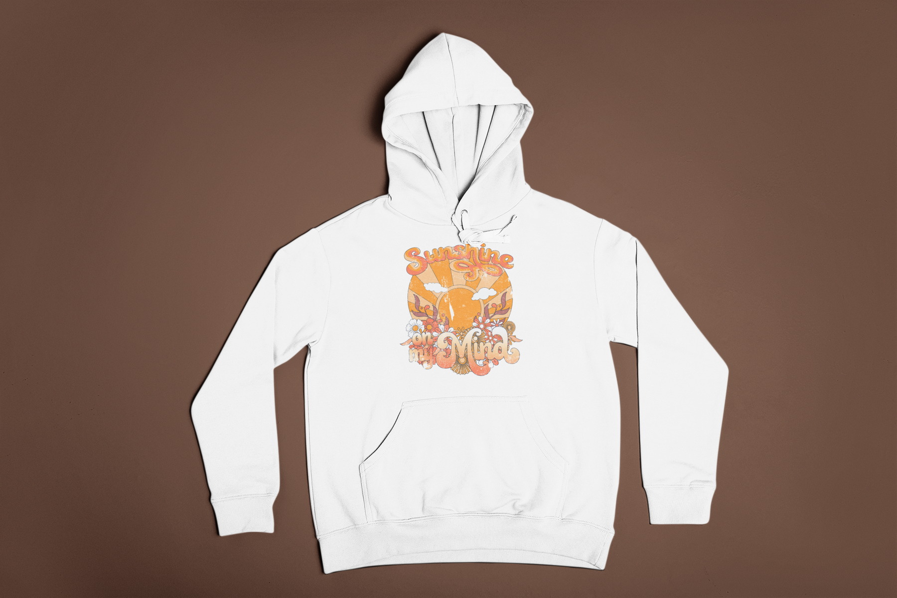 🌞🌼 Sunshine on My Mind – Retro Floral Sunshine | DTF Transfer FT959