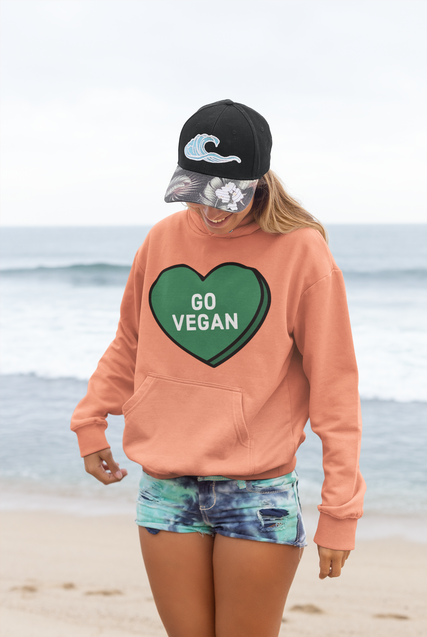 💚 Go Vegan | Heart Statement DTF Transfer FT693