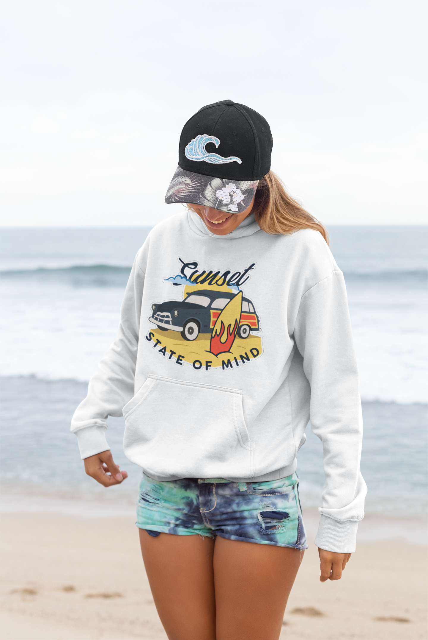 🌊 Sunset – State of Mind | Surf Van DTF Transfer FT685