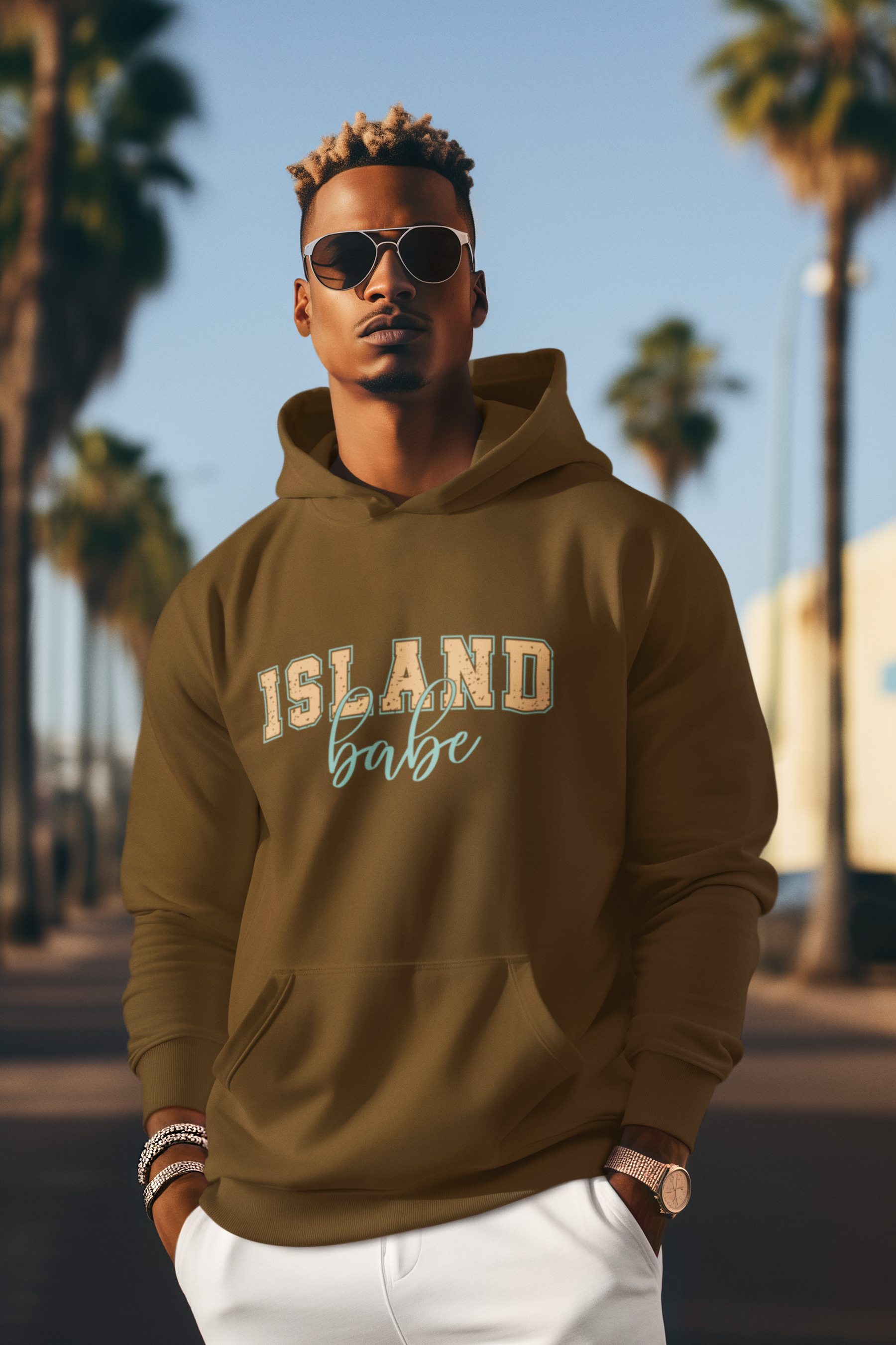 🌴🌺 Island Babe Colourful Design DTF Transfer FT270