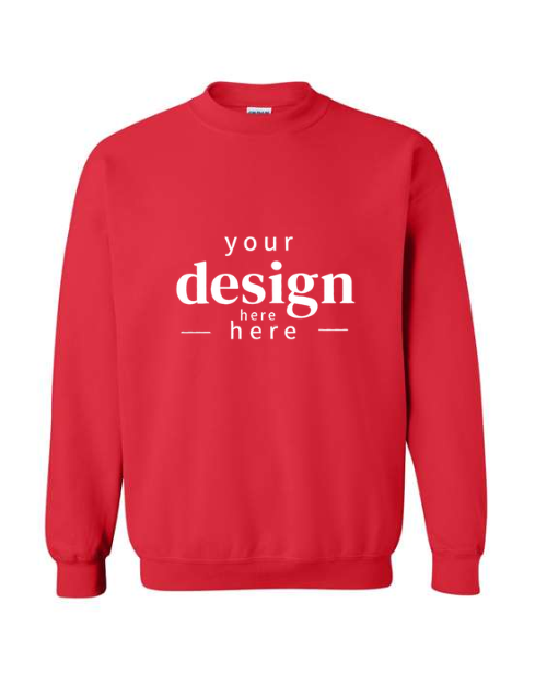 Custom Gildan 18000 Unisex Heavy Blend Crewneck Sweatshirt