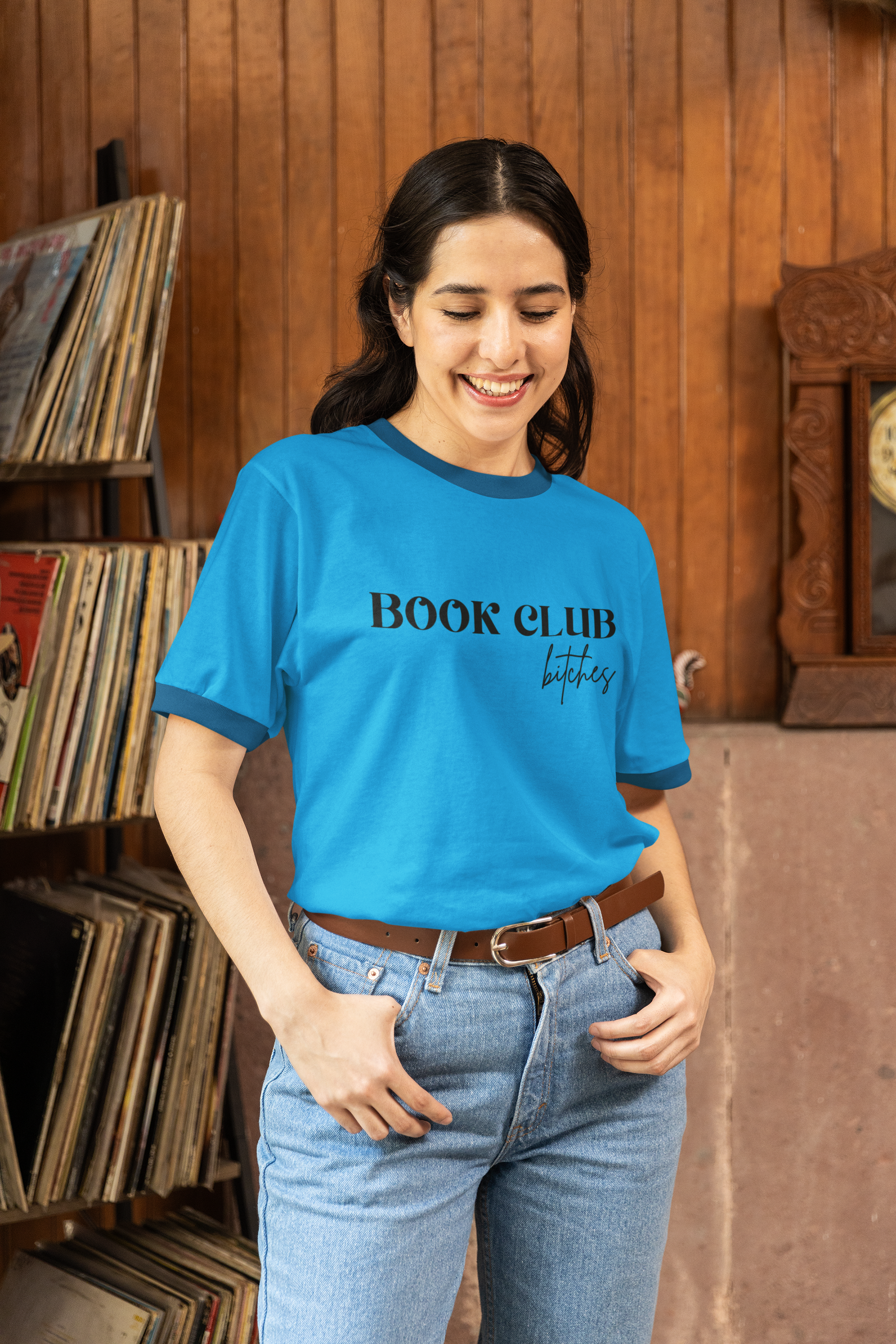 Book Club Bitches DTF Transfer in Black FT502