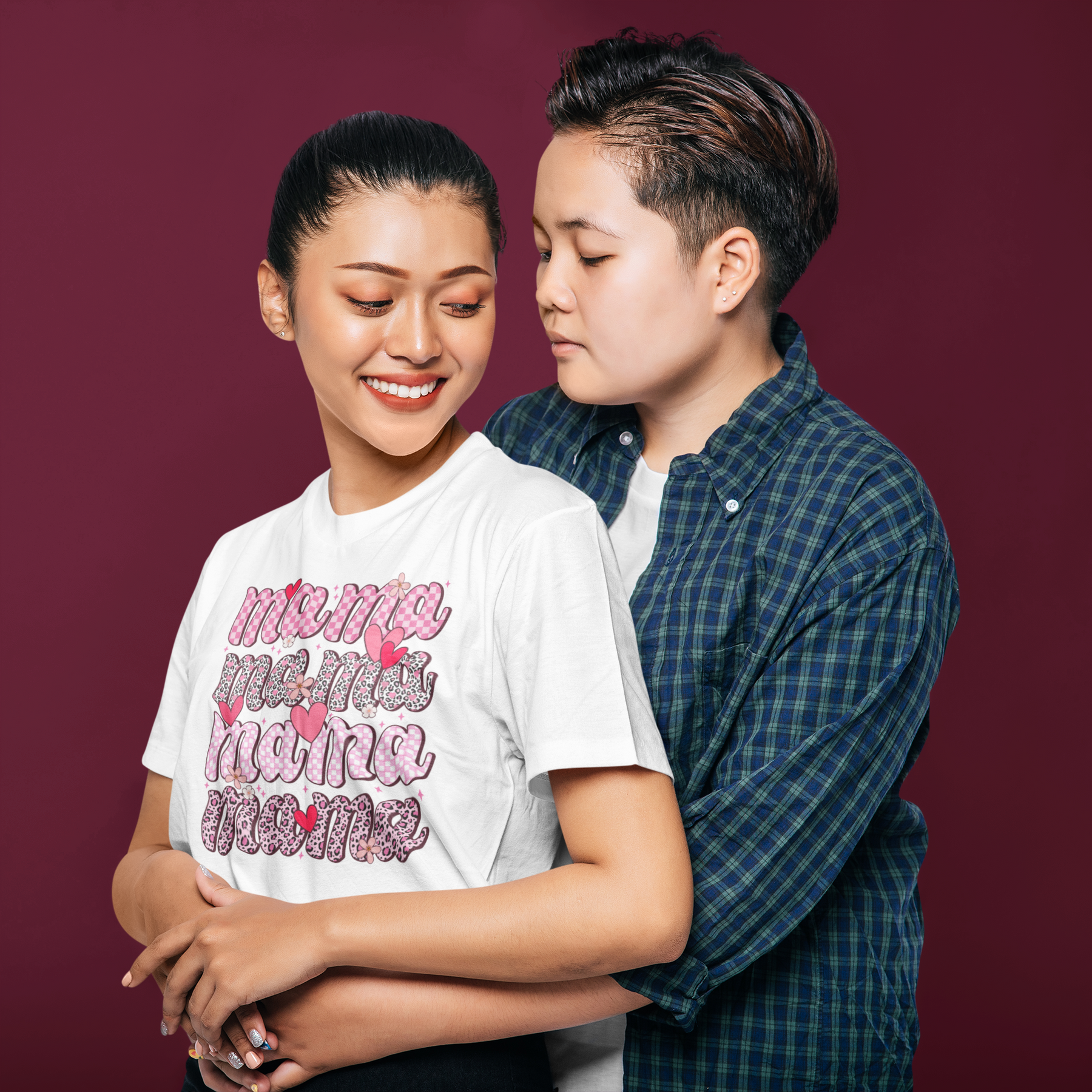 💖 mama mama mama mama – Valentine’s Day Love | DTF Transfer FT1085