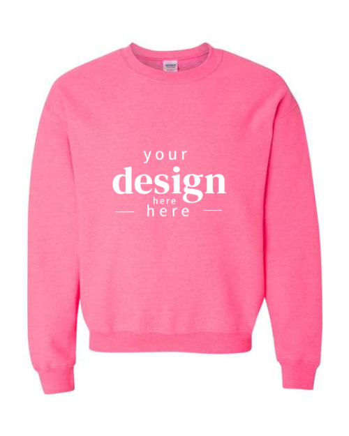 Custom Gildan 18000 Unisex Heavy Blend Crewneck Sweatshirt