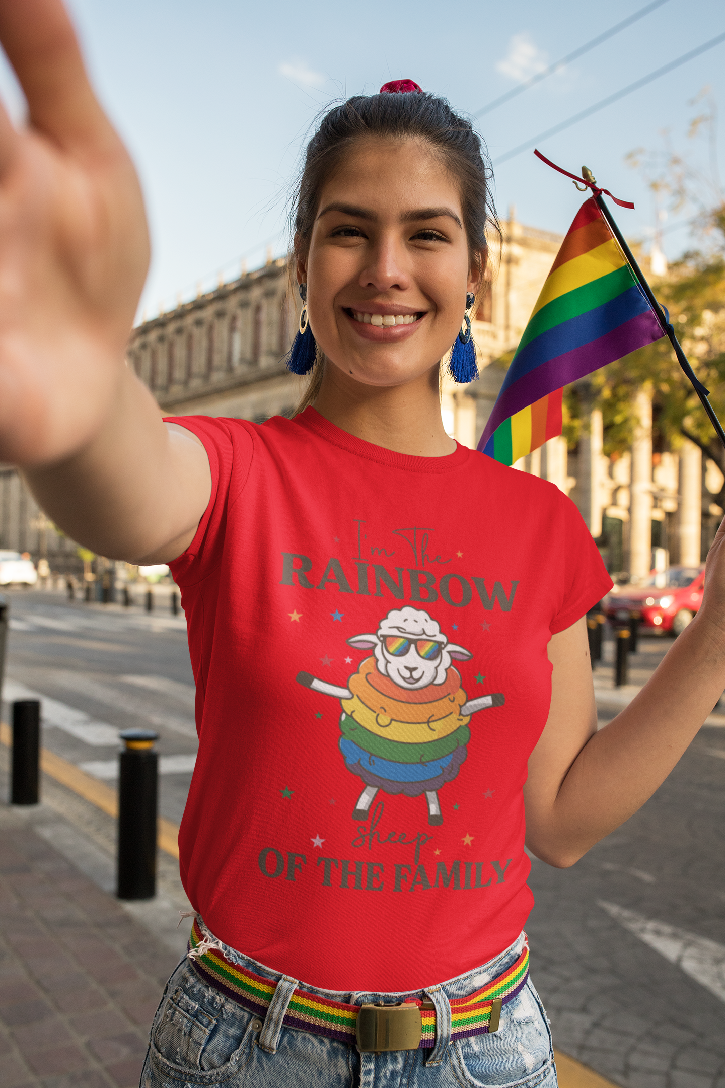🌈🐑I Am the Rainbow Sheep DTF Transfer  FT181