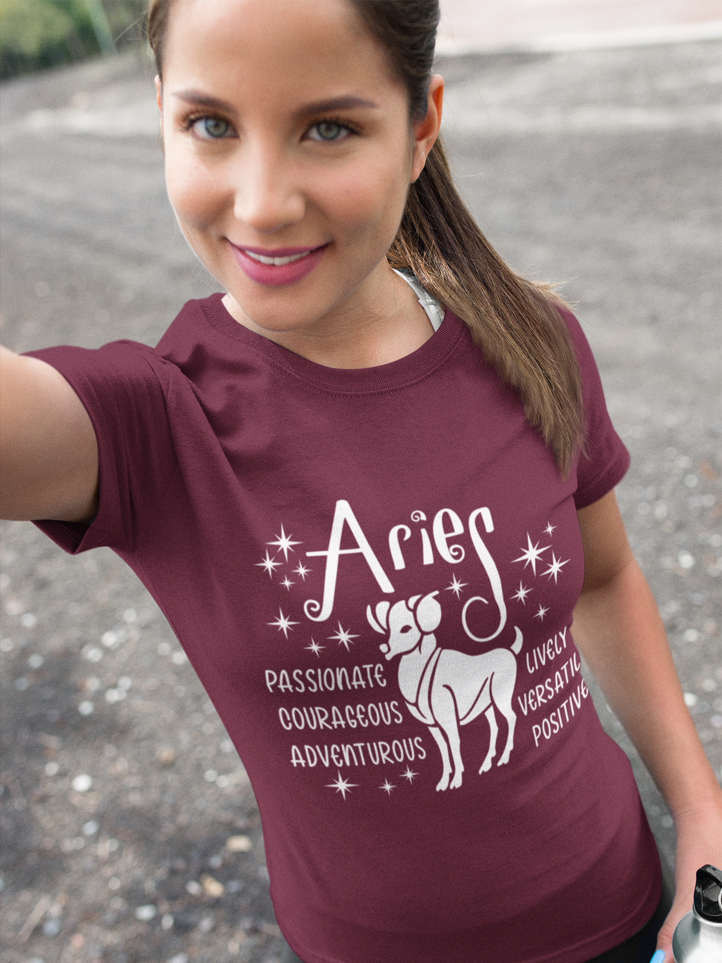 ♈ Aries – Zodiac Power | Bold Astrology DTF Transfer FT828