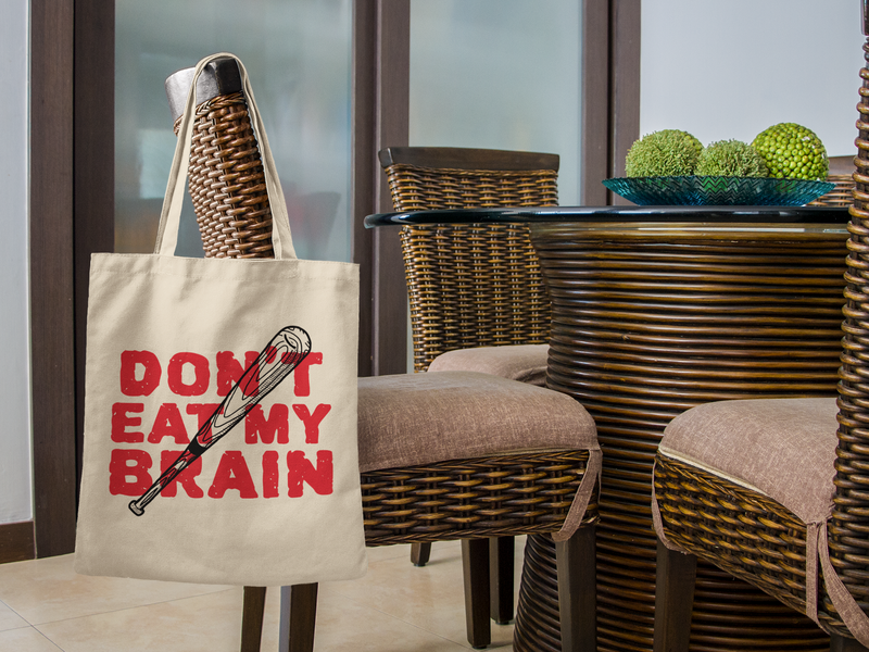 🧠💥 Don’t Eat My Brain Funny Zombie Survival DTF Transfer FT571
