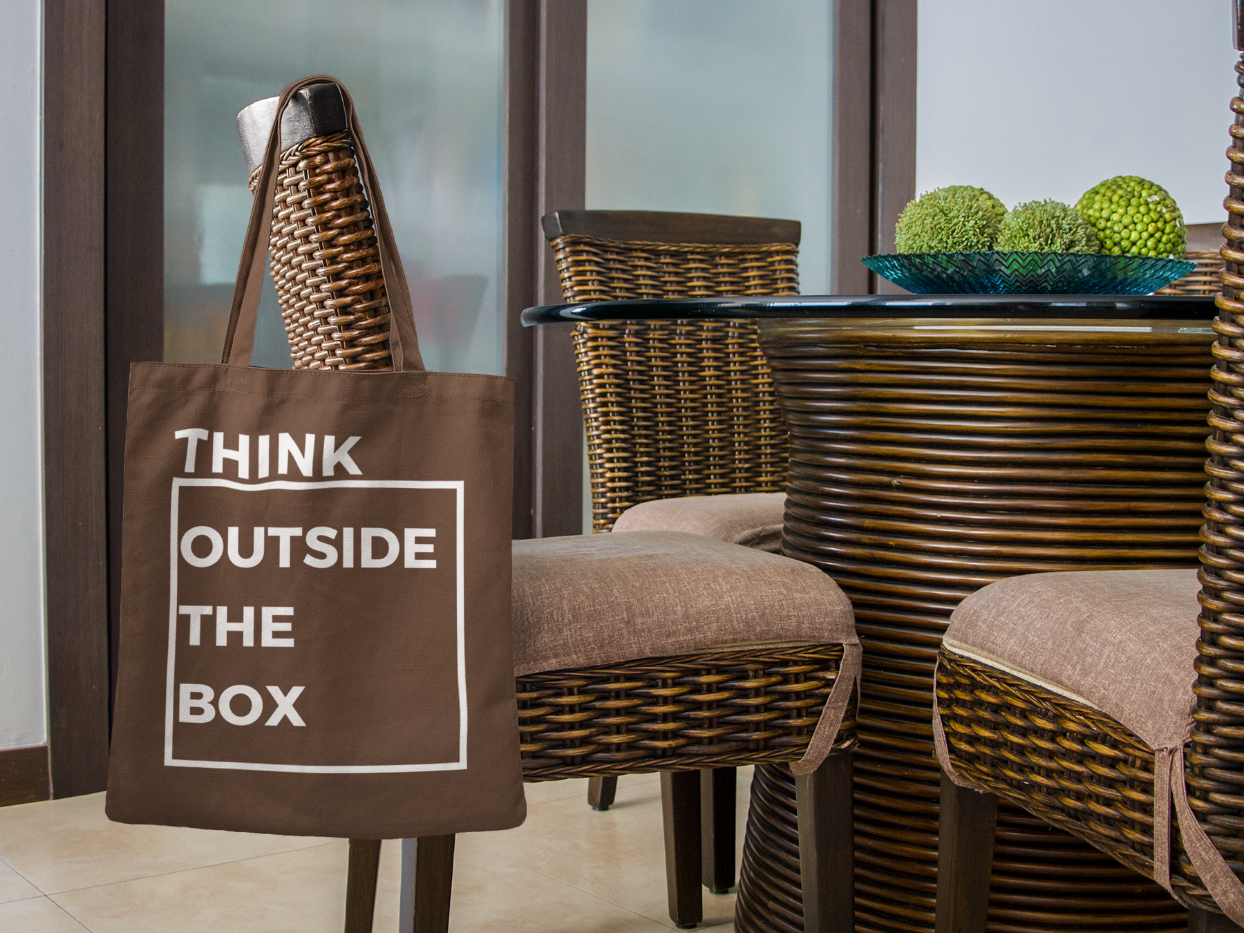 🧠✨ “Think Outside the Box”  DTF Transfer FT532