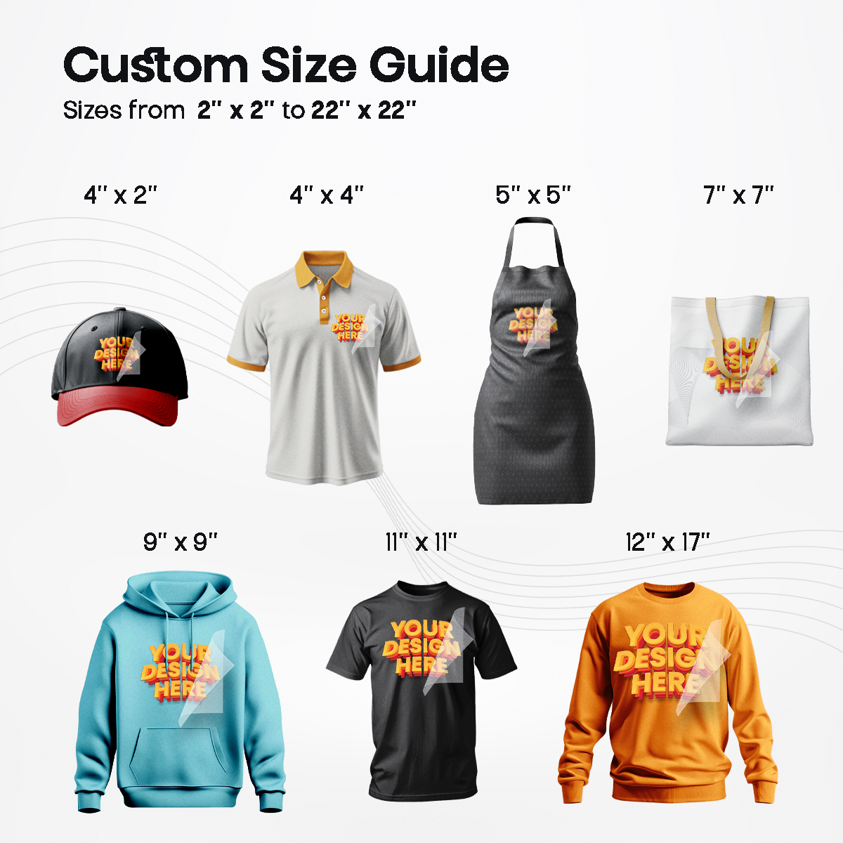 DTF Transfers By Size