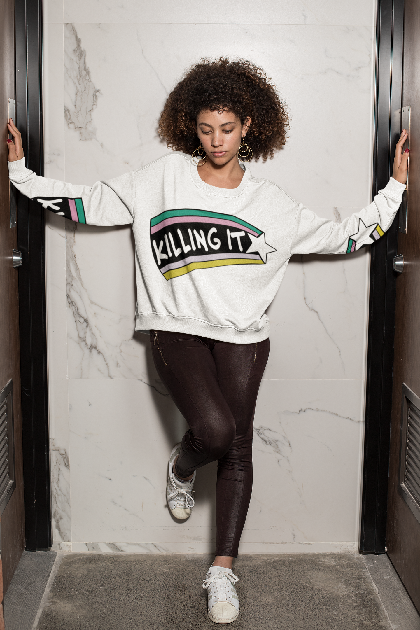 ⭐🌈 KILLING IT – Motivational DTF Transfer FT617