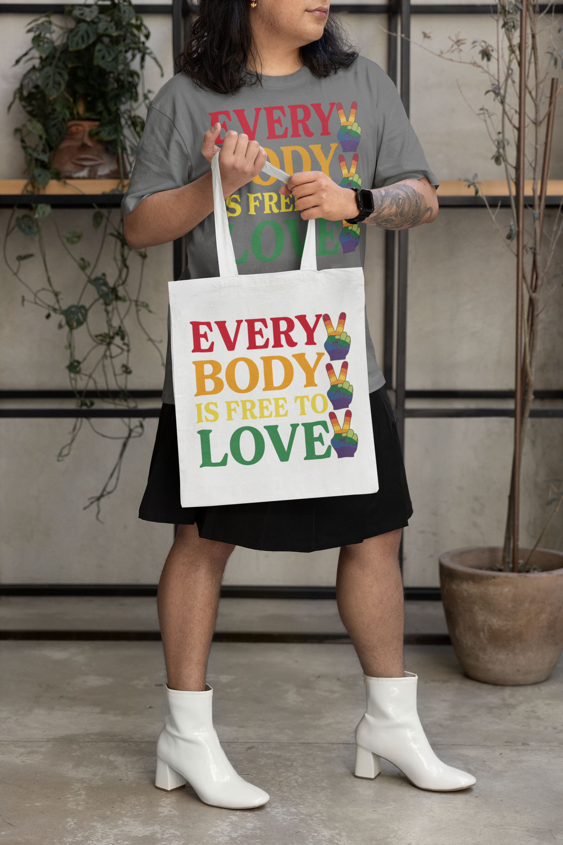 🌈💖 Everybody Is Free to Love DTF Transfer FT191