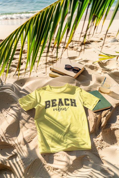 🌴🌊 Beach Ribin Design DTF Transfer FT235