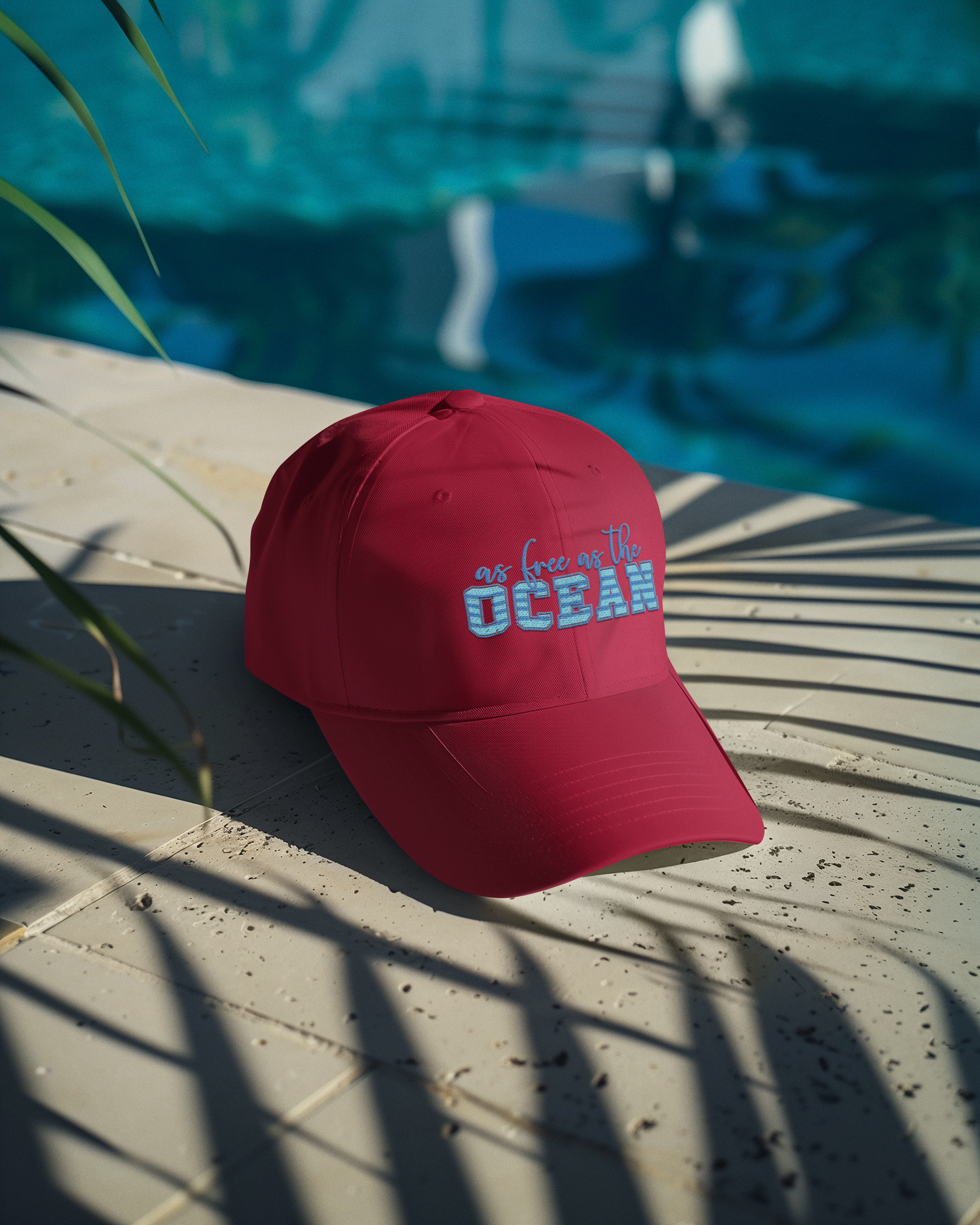 🌊🕊️ As Free As the Ocean Blue Design DTF Transfer FT267