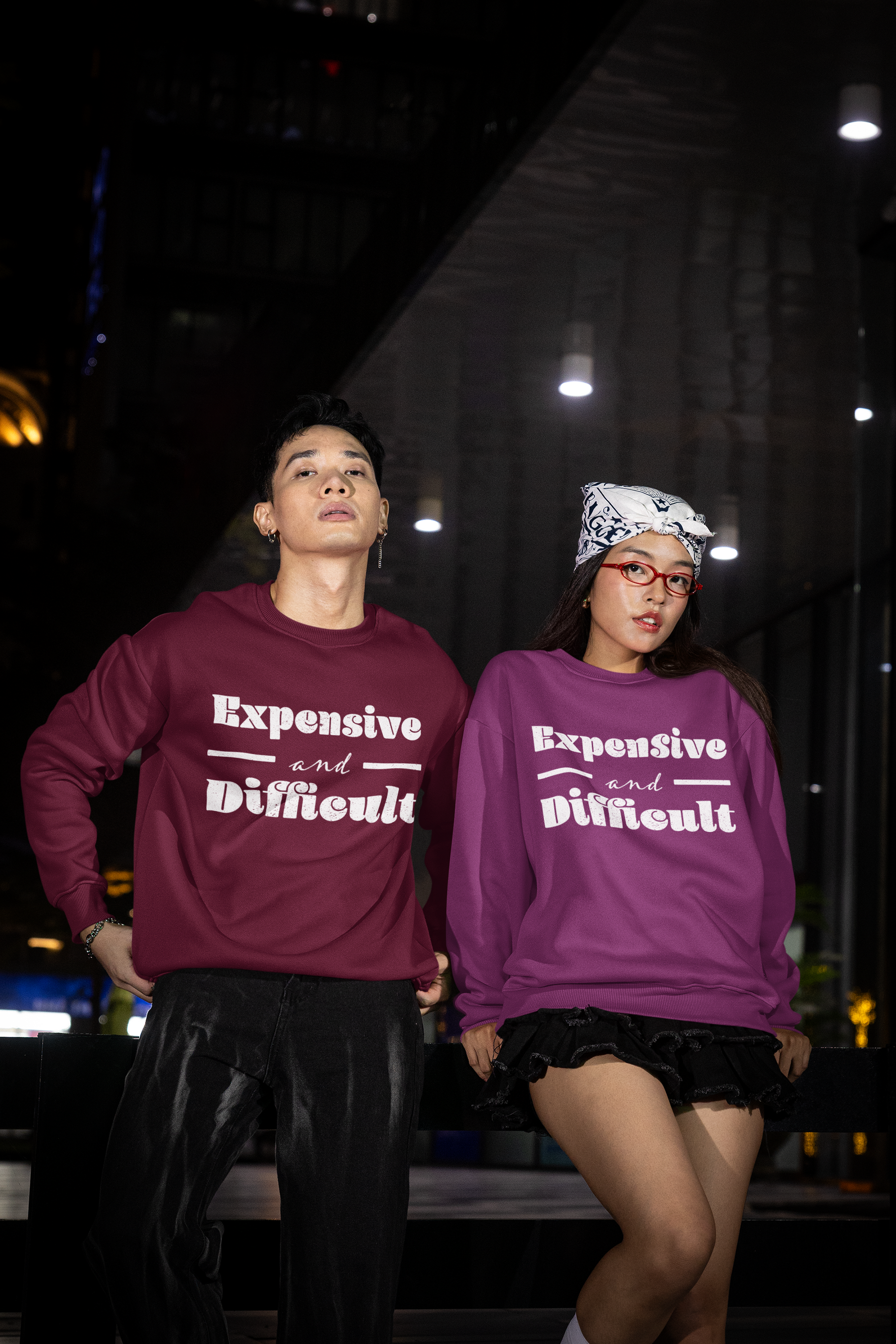 💅 "Expensive & Difficult" Design DTF Transfer FT329