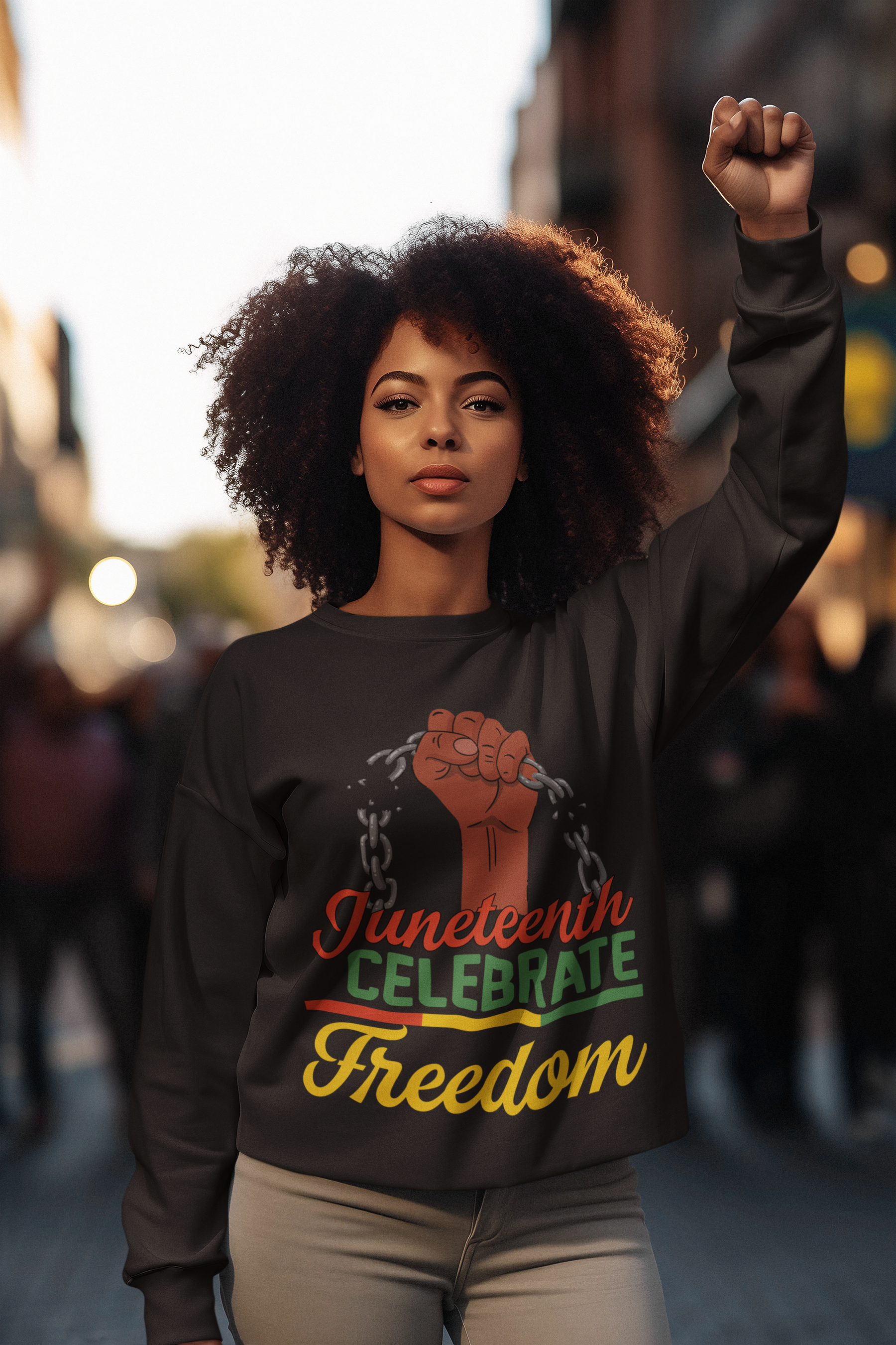 ❤️🖤💛💚 Juneteenth – Celebrate Freedom | Empowerment DTF Transfer FT730