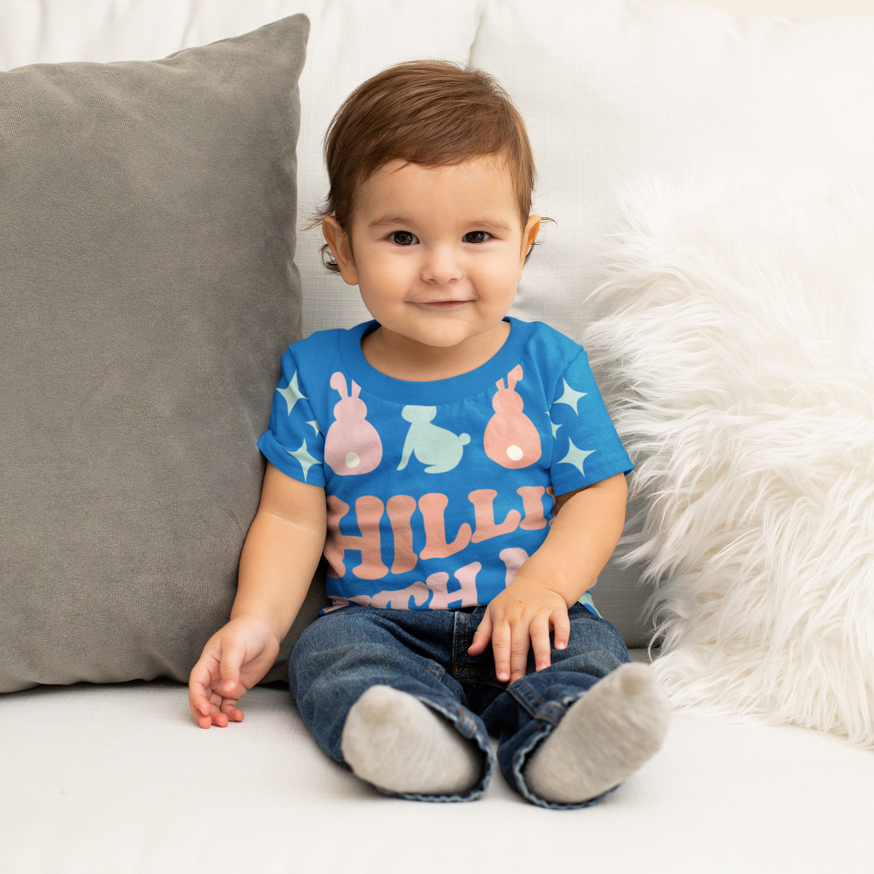 🐰 Chillin With My Peeps Design DTF Transfer FT372