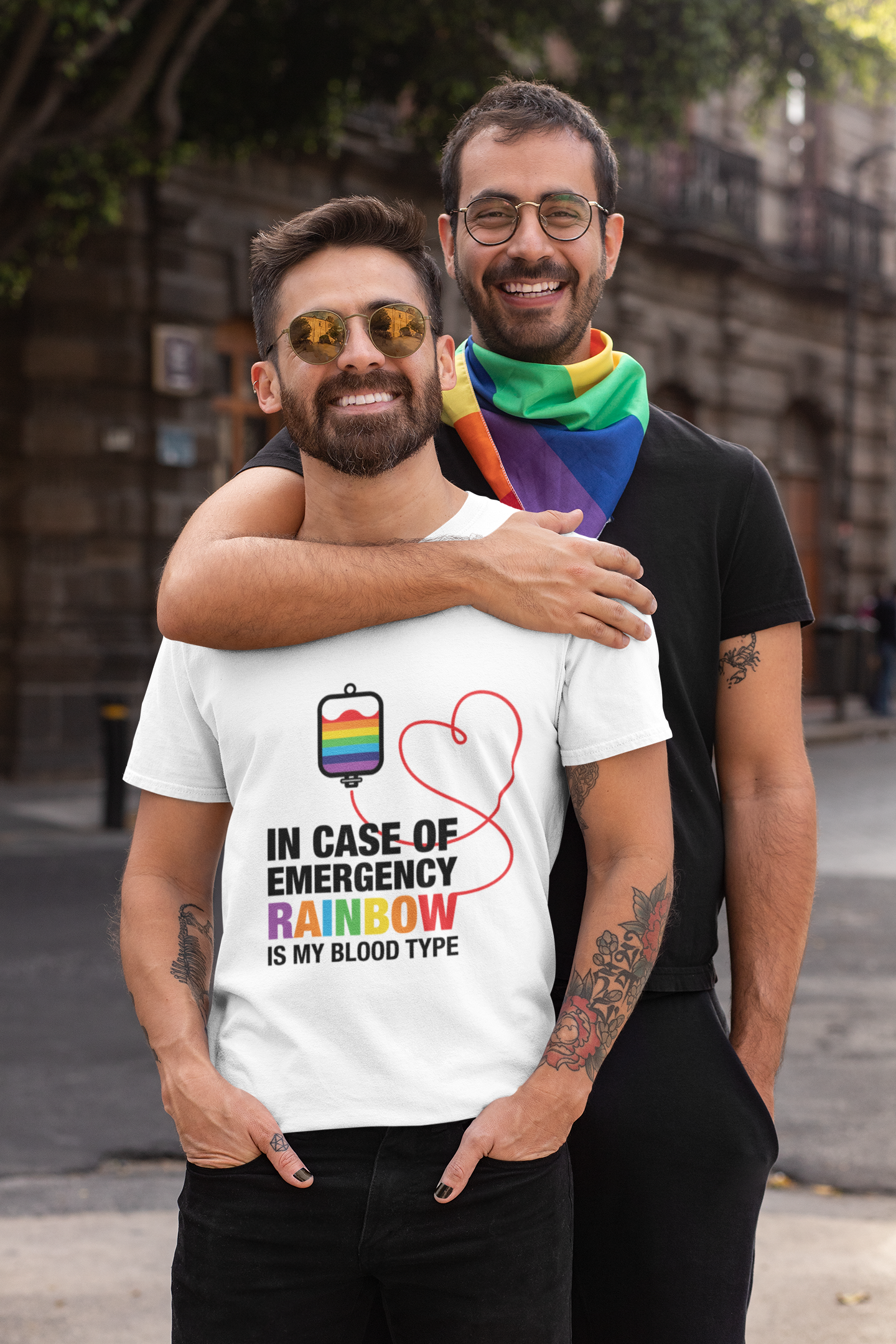 🏳️🌈 In Case of Emergency | Rainbow Is My Blood Type DTF Transfer FT698