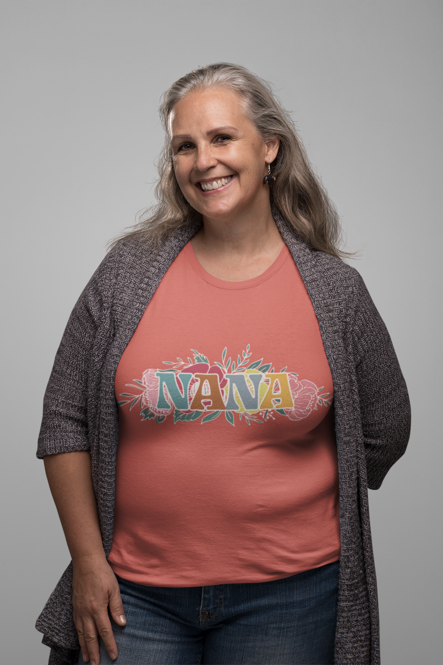 🌸🌿 NANA – Floral Name DTF Transfer FT620