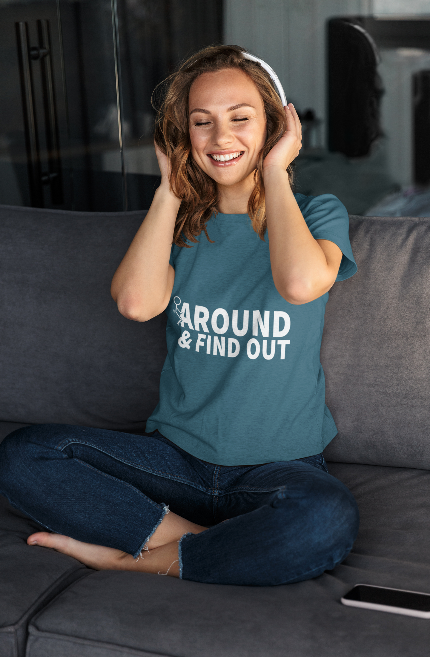 ⚠️🔥 “Around & Find Out”  DTF Transfer FT510