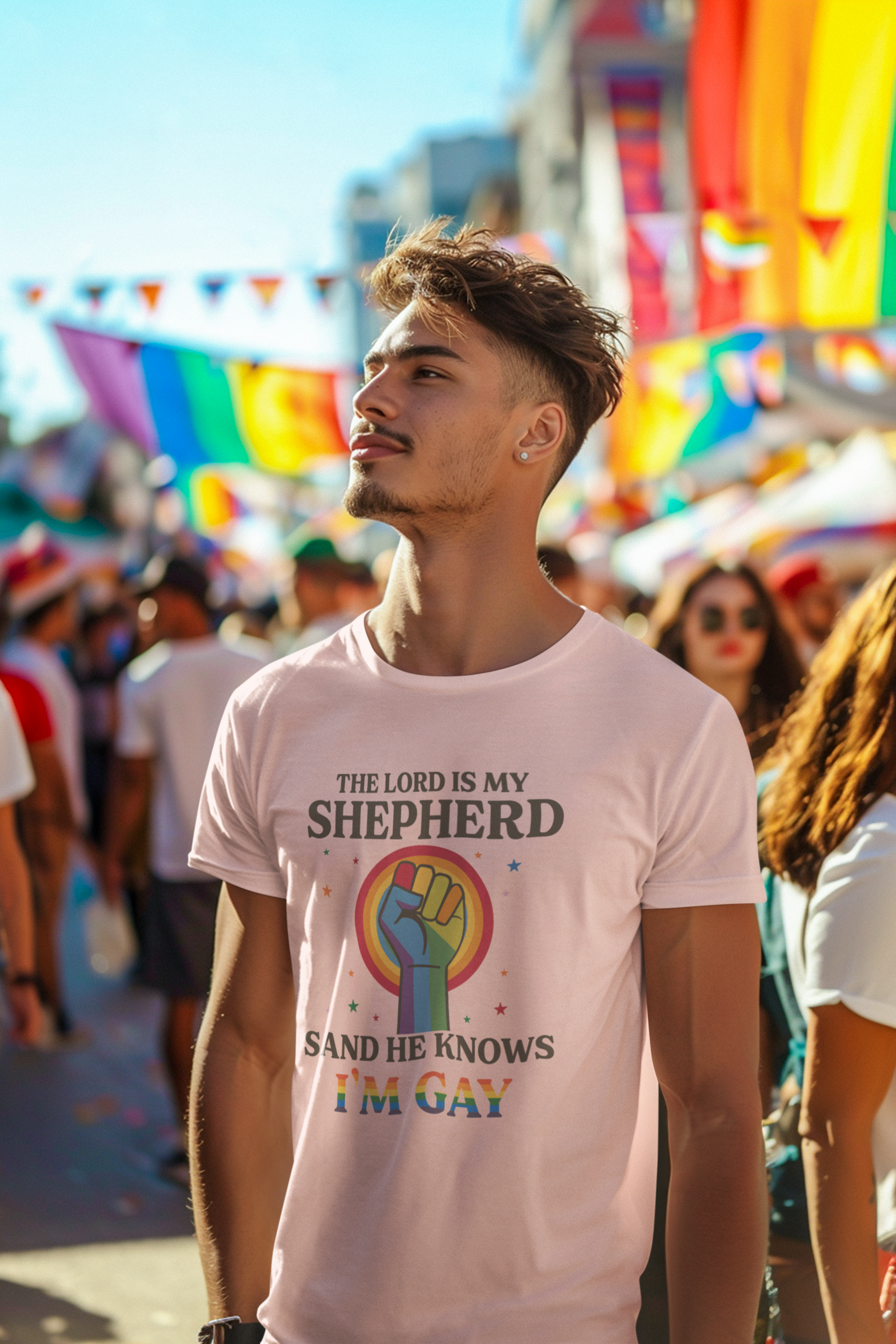 ✝️🌈The Lord Is My Shepherd Sand He Knows I'm Gay  FT182