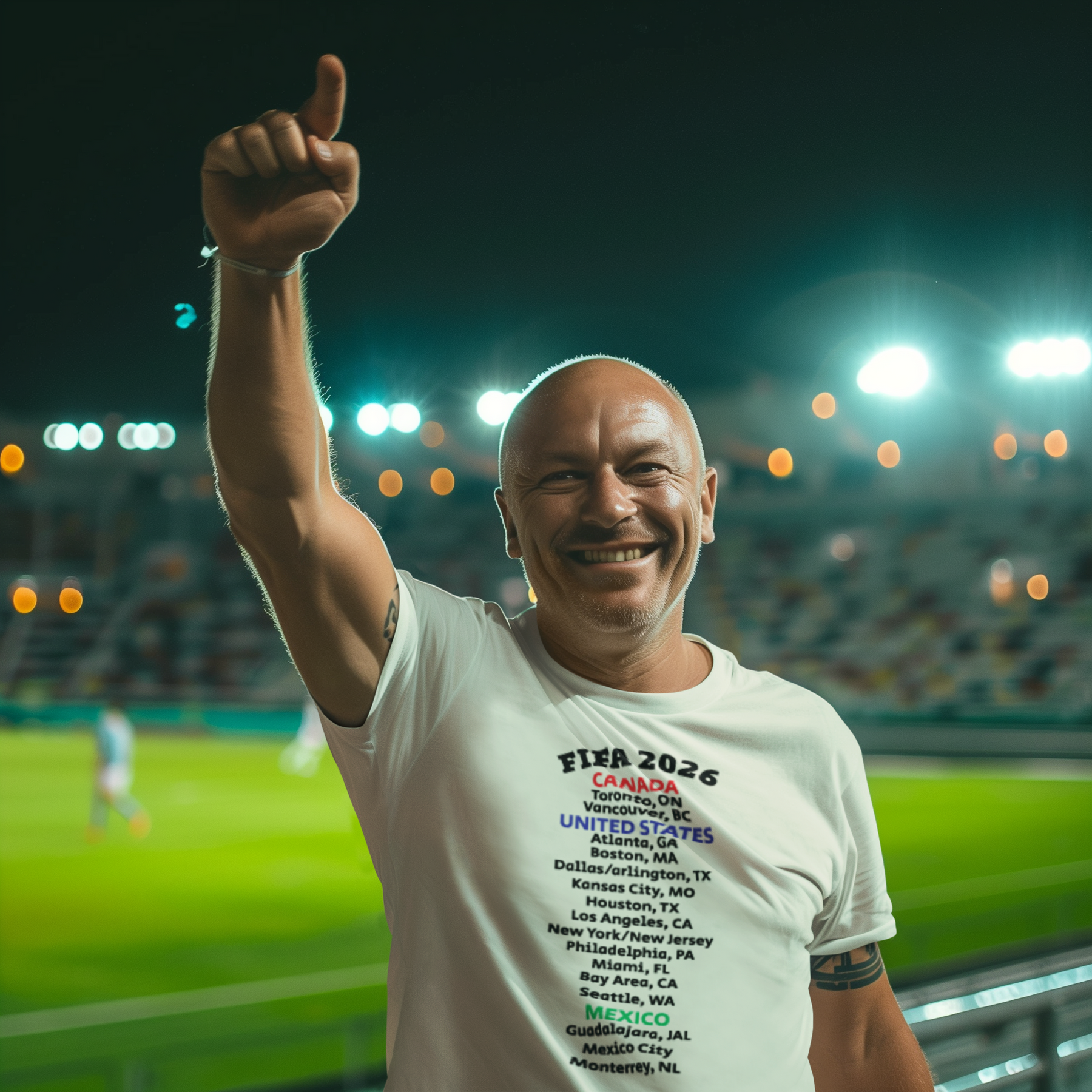 🌎⚽ 2026 Host Nations – Canada • United States • Mexico | DTF Transfer FT1077