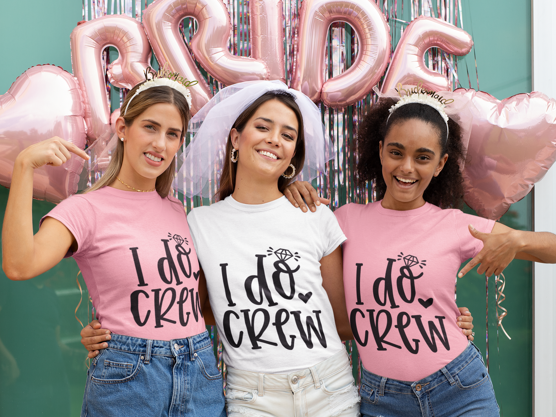 💎✨ I Do Crew | Diamond Shine DTF Transfer FT737