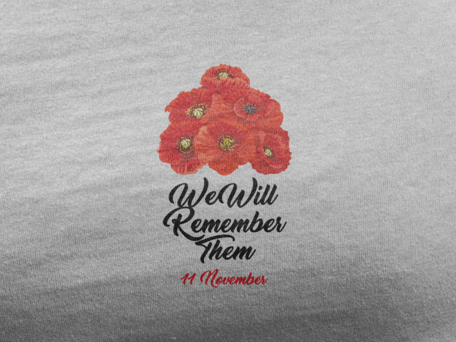 ❤️ We Will Remember Them Design DTF Transfer FT987